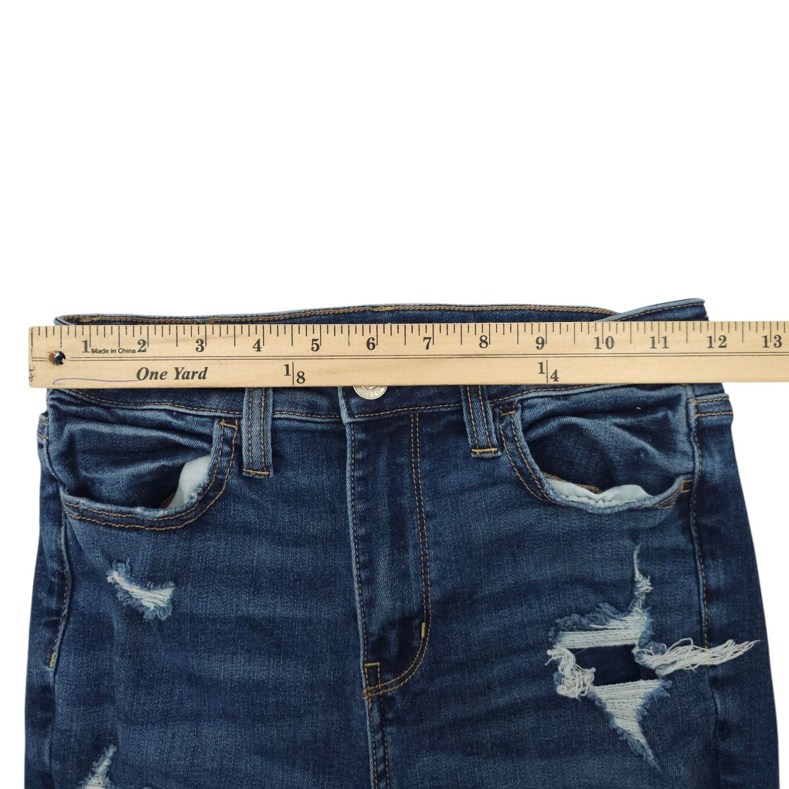 American Eagle Outfitters American Eagle Next Level Stretch Super Hi-Rise Jegging Sz 0 Size 25" / US 0 / IT 36 - 3 Thumbnail