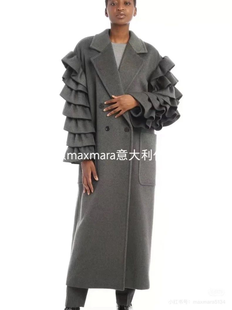 Max Mara Max Mara 101801 Cashmere coat Size L / US 10 / IT 46 - 4 Thumbnail
