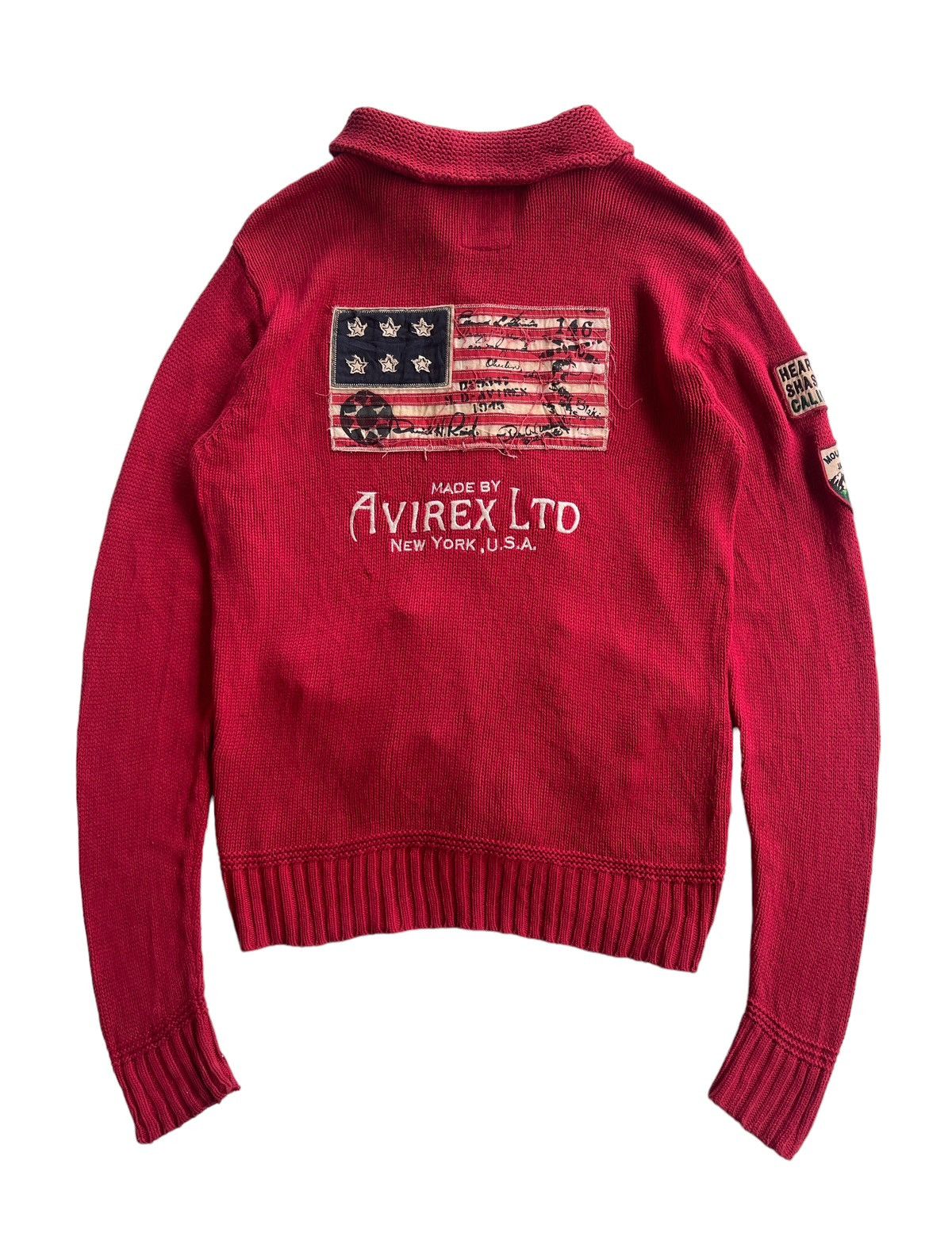 Avirex Vintage Avirex Cable Knitted Sweater Size US M / EU 48-50 / 2 - 2 Thumbnail