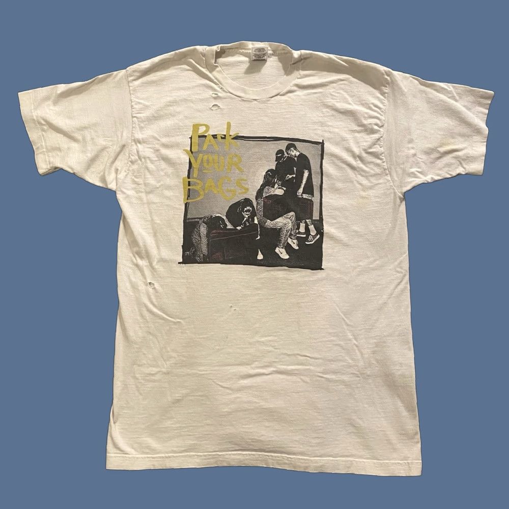 Fruit Of The Loom VINTAGE Fruit of the Loom T-Shirt White XL Graphic Print Jesus Is Coming 90s Grunge Crew Neck Short Sleeve Double-Sided Mens Size US XL / EU 56 / 4 - 1 Thumbnail