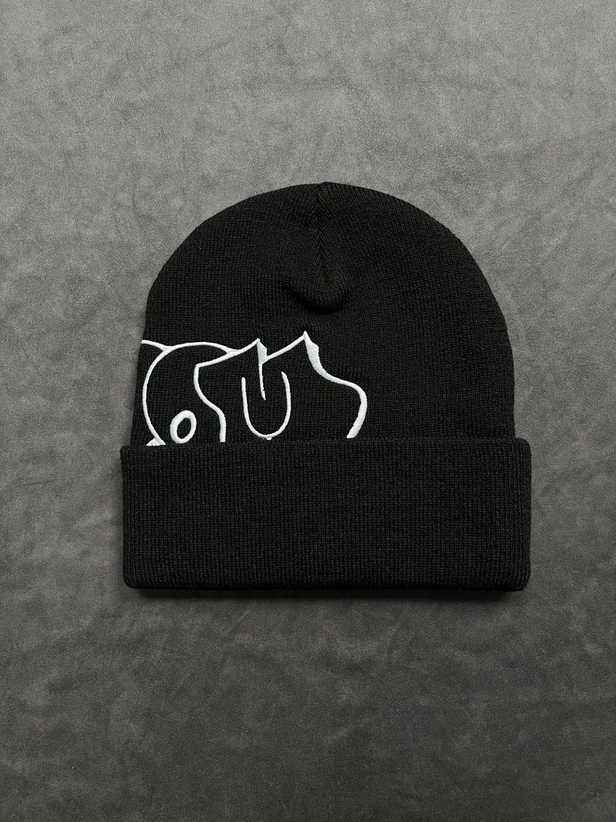 New Era × Supreme Rare 23F/W Supreme MF Doom Black Beanie Hats OS Size ONE SIZE - 4 Thumbnail