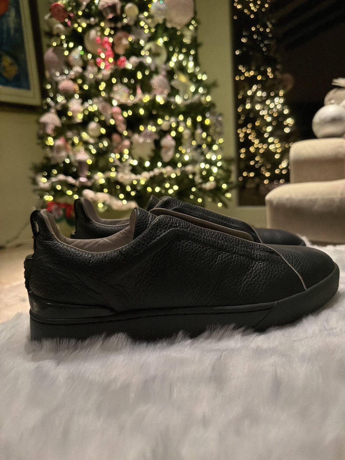 Ermenegildo Zegna Ermenegildo Zegna Couture A4422X Slip-On Sneakers Size US 11 / EU 44 - 1 Thumbnail