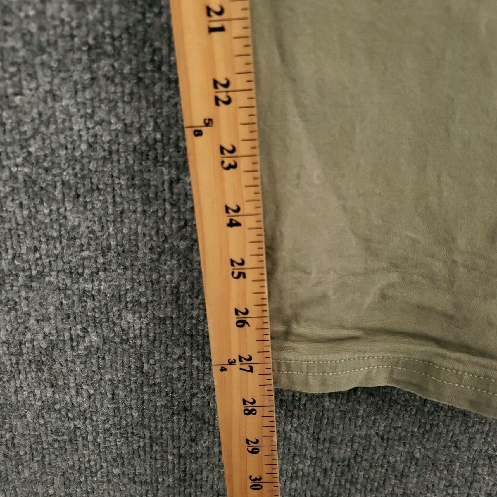 Vintage Knox Rose Pants Womens XL Green High Rise Straight Stretch Utility Pocket Zip Size 40" / US 18 - 4 Thumbnail