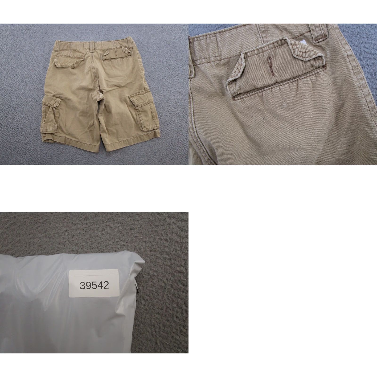 Vintage VINTAGE Aeropostale Mens Baggy Drawstring Cargo Shorts Size 32 Beige Cotton Cargo Pocket 90s Summer Mens Size US 32 / EU 48 - 8 Thumbnail