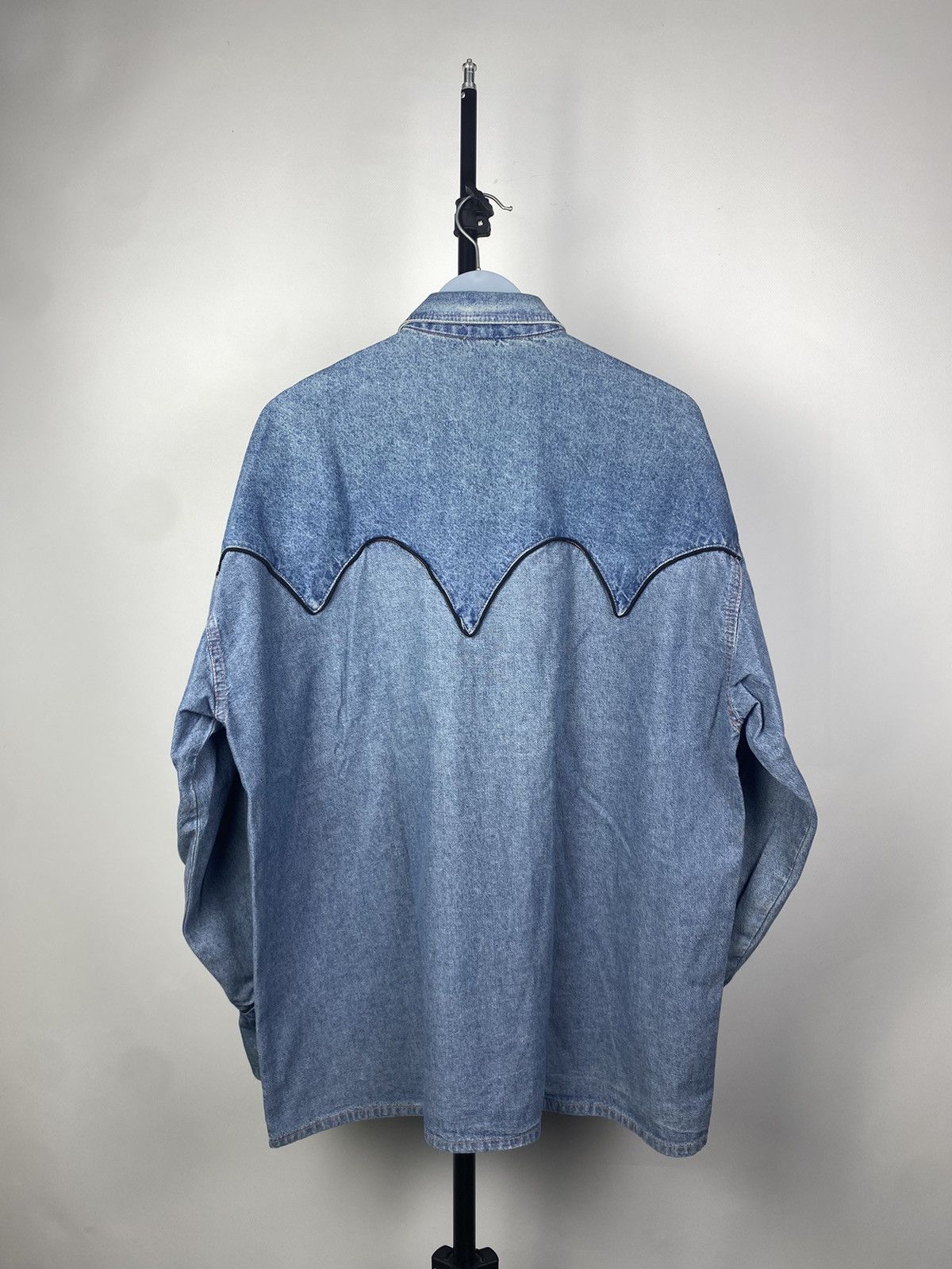 Cowboy Equipment × Vintage 90s vintage USA western cowboy denim shirt Size US M / EU 48-50 / 2 - 11 Thumbnail