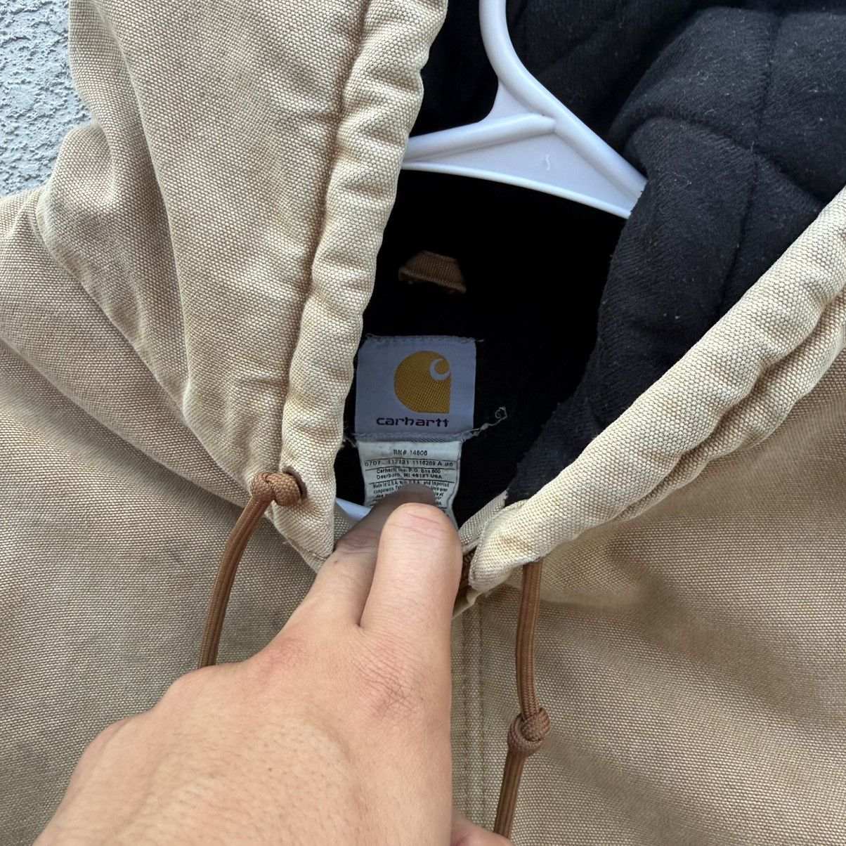 Carhartt Vintage Carhartt Workwear Hooded Jacket Size US XL / EU 56 / 4 - 3 Thumbnail