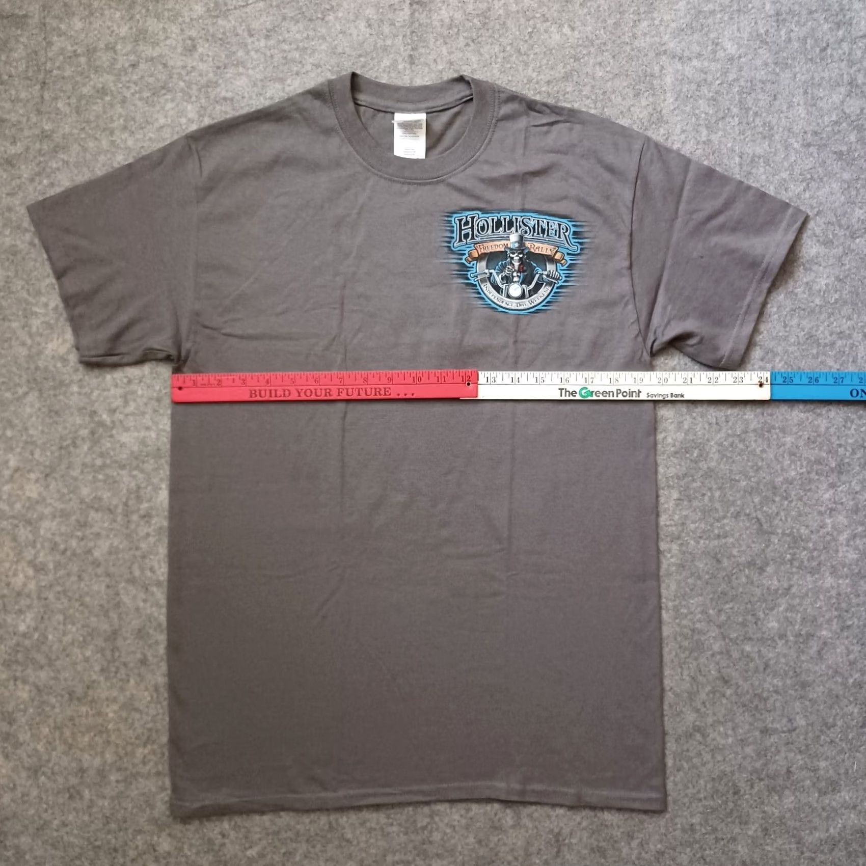 Fruit Of The Loom Hollister Independence Rally Shirt Mens M Gray Bike Engine Logo 2015 Deadstock Shirt Mens M Gray Bike Engine Logo 2015 Deadstock Size US M / EU 48-50 / 2 - 5 Thumbnail
