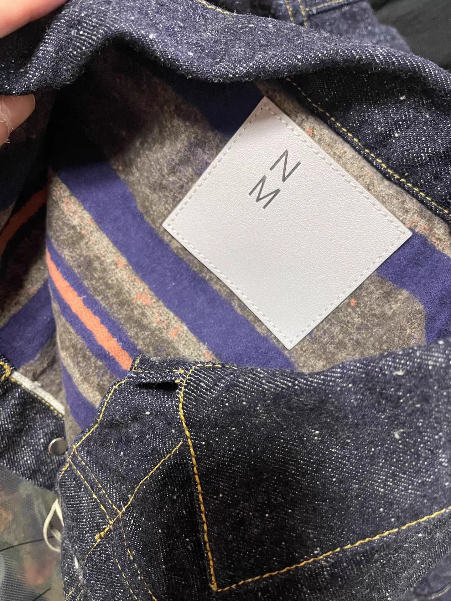 Other 506 Classic Denim Wool-Stripe Lined Custom Suit Size US M / EU 48-50 / 2 - 9 Thumbnail
