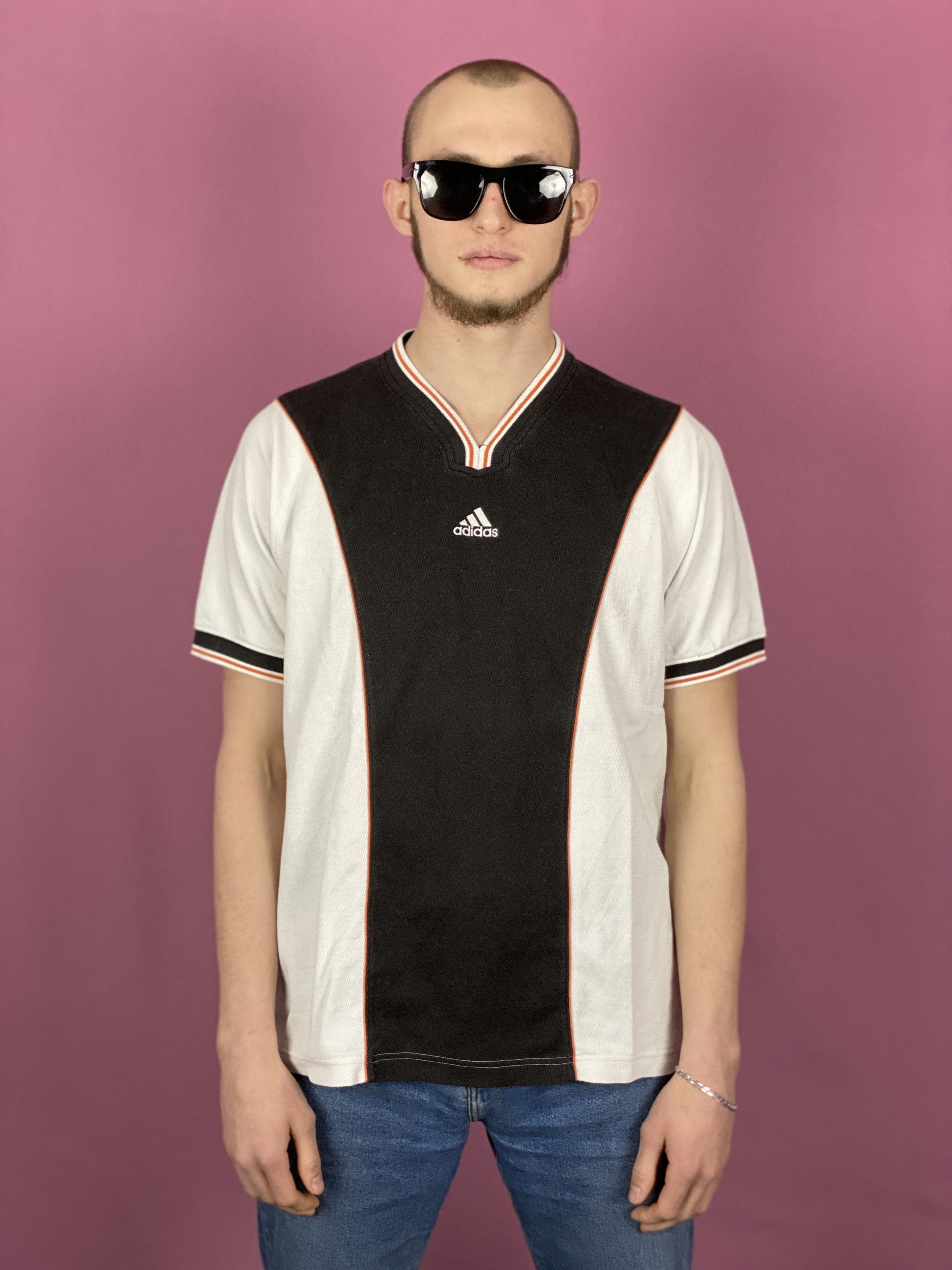 Adidas × Vintage 90s Adidas Vintage Men's T-Shirt - M Size US M / EU 48-50 / 2 - 1 Thumbnail