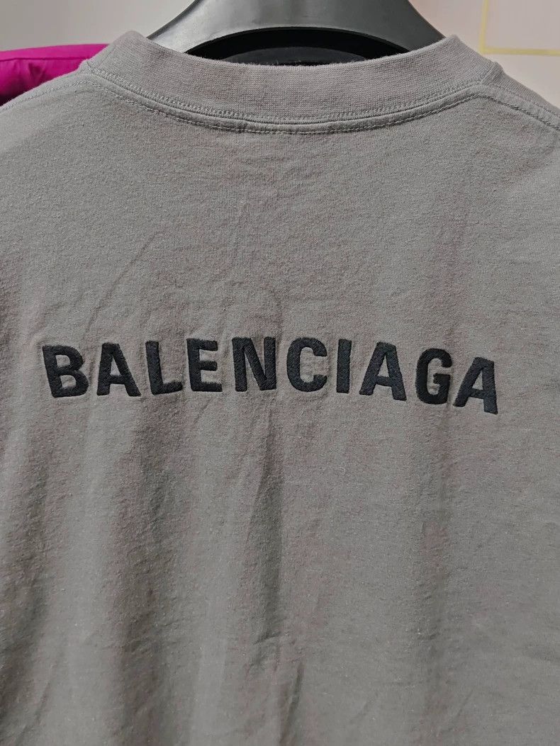 Balenciaga Balenciaga24ss embroidered logo short sleeve 2503-Nextarrow Size US M / EU 48-50 / 2 - 3 Thumbnail