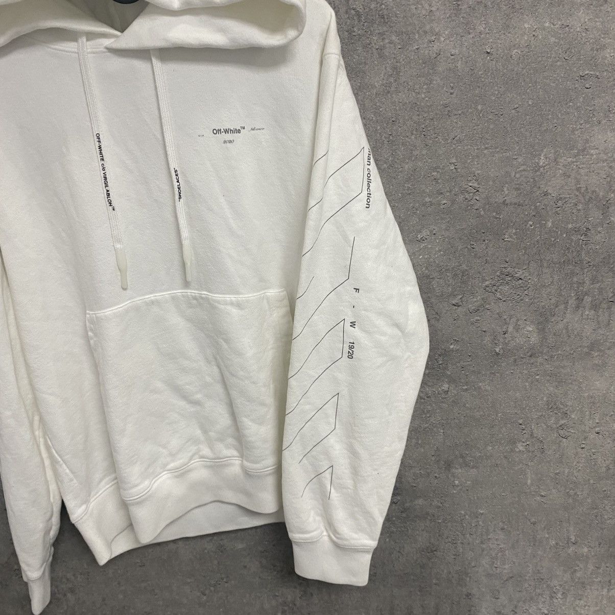 Off-White Off White Unfinished Arrows Hoodie Big Logo Size L Size US L / EU 52-54 / 3 - 11 Thumbnail