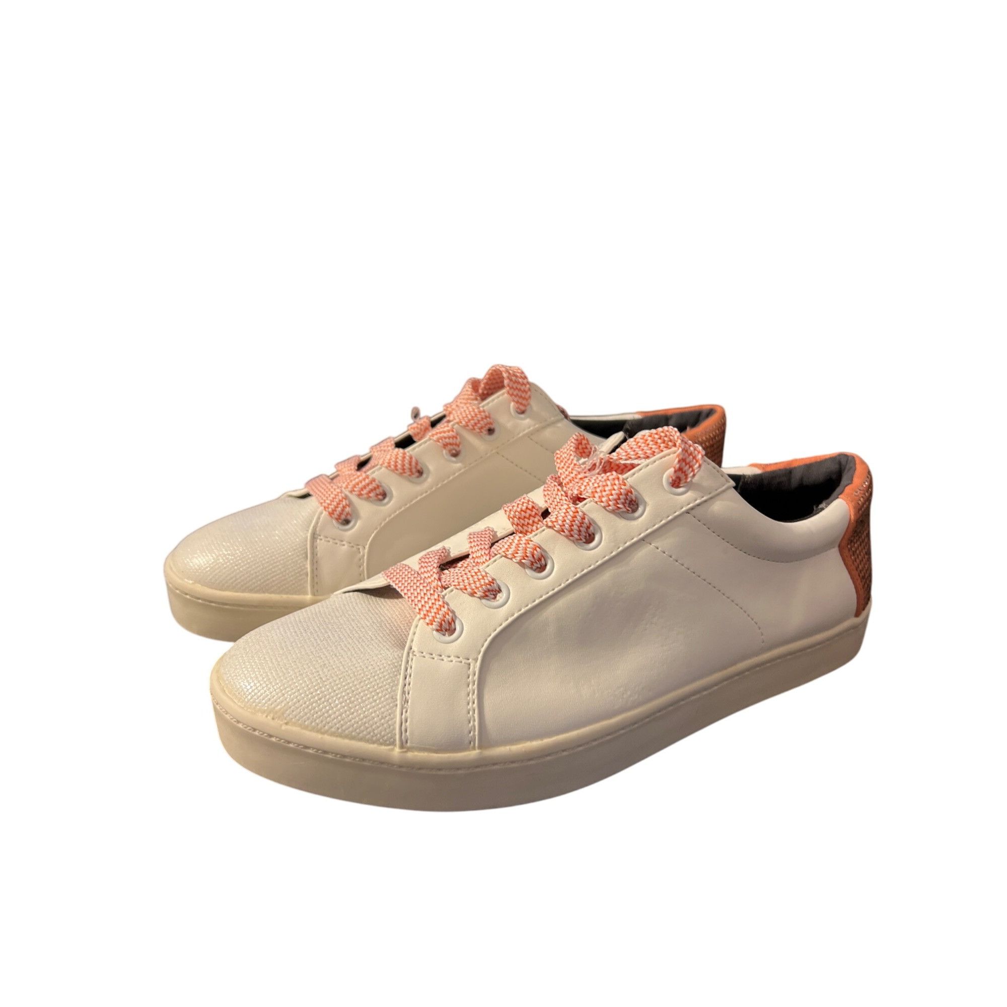 Sam Edelman Circus Sam Edelman Flamingo Embellished Sneakers Shoes White Size US 9.5 / IT 39.5 - 2 Thumbnail