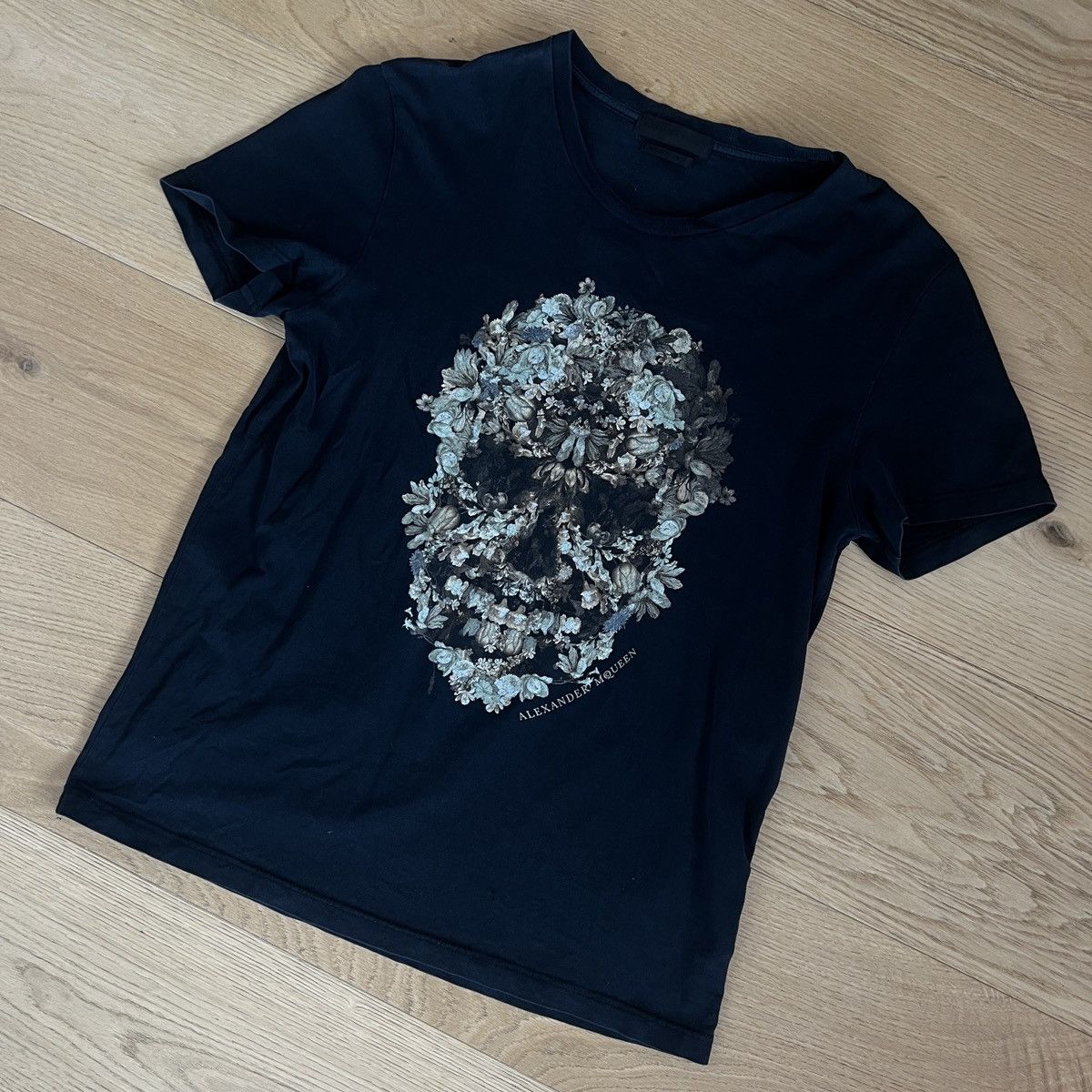 image of Alexander Mcqueen Classic Tshirt in Black, Men's (Size Small)