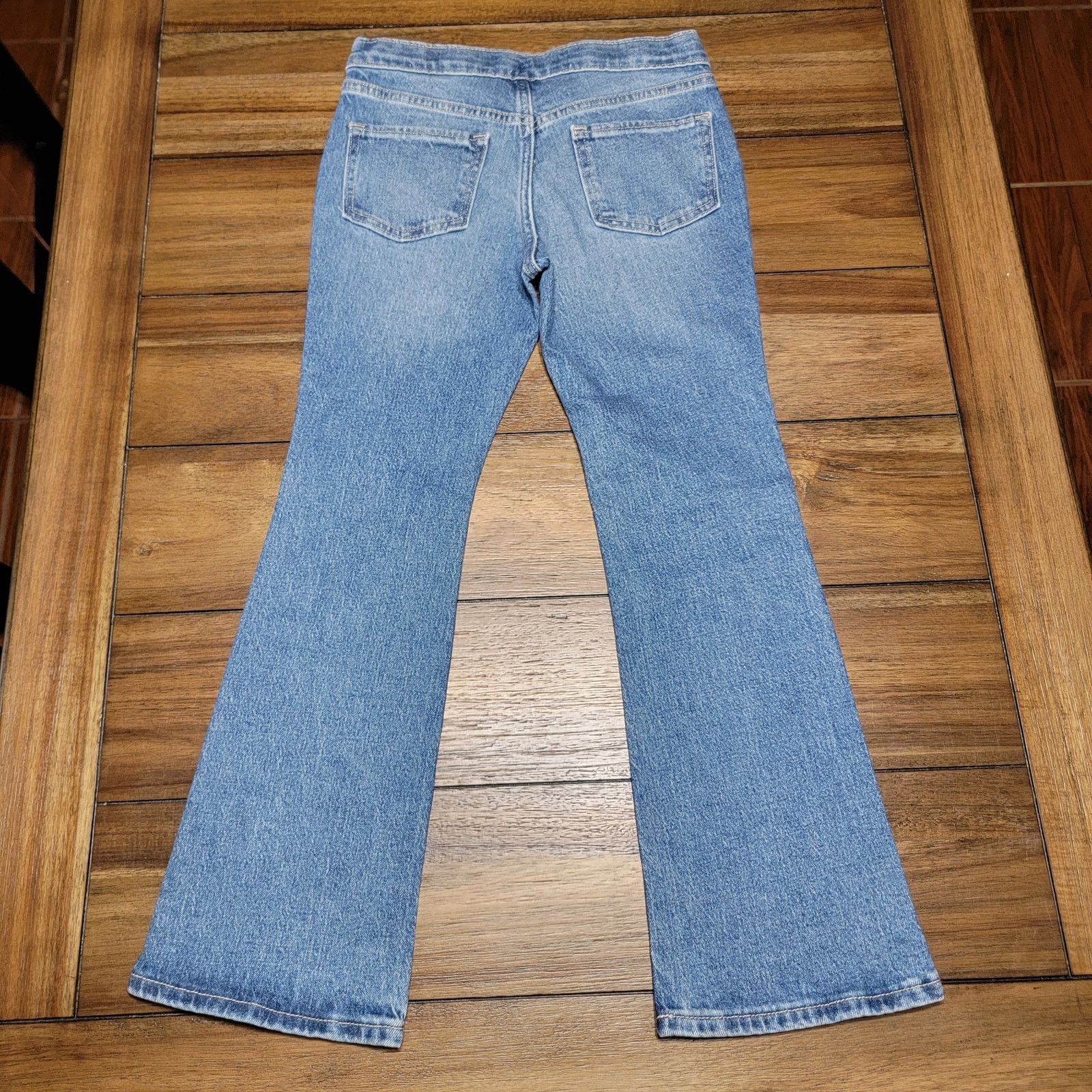Old Navy Old Navy Girls Boot Cut Denim Pull On Jeans - Large (10-12) Size 26" / US 2 / IT 38 - 3 Thumbnail