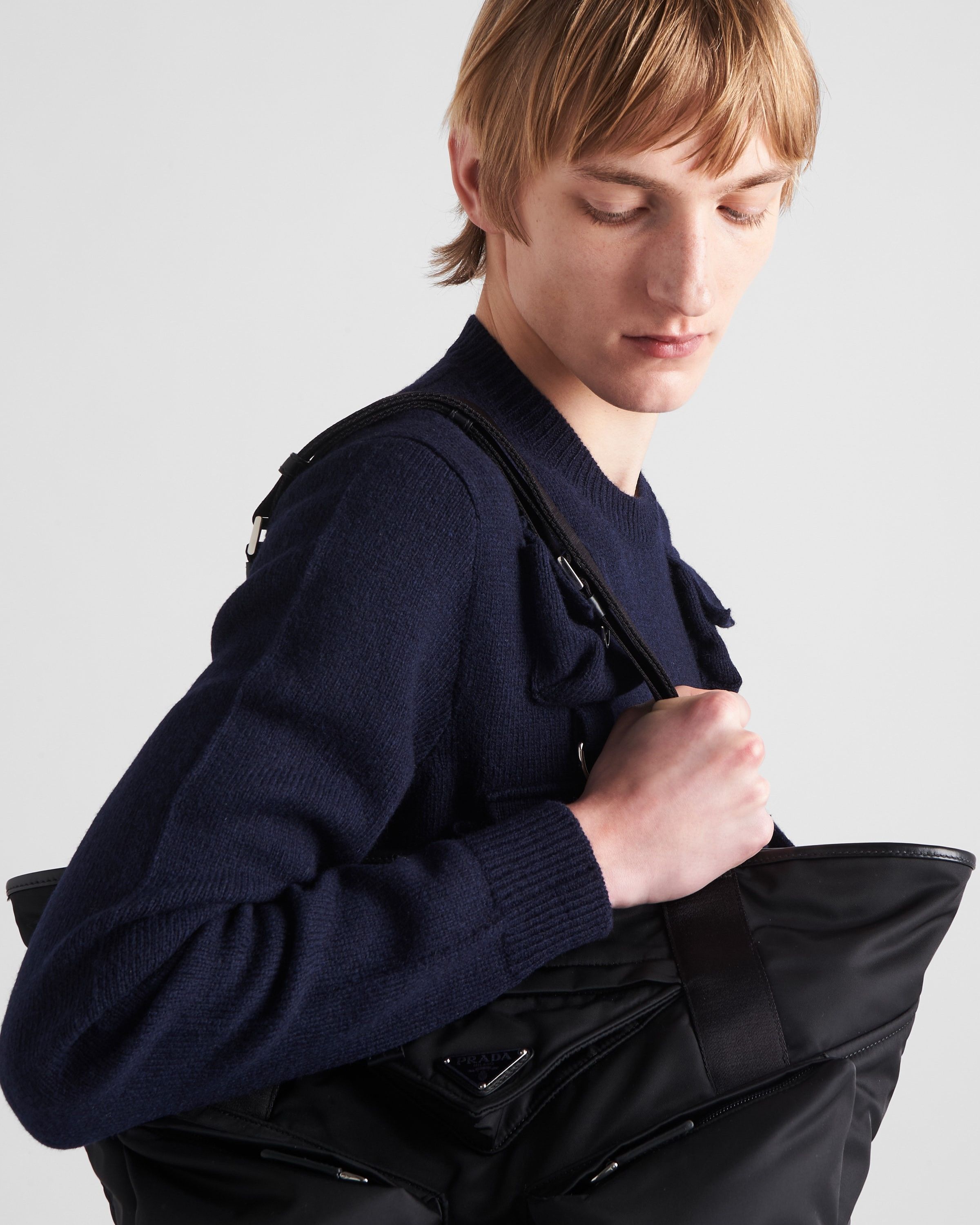 Prada o1bcso1str1025 Size: OS / Tessuto Vitello Re-Nylon Tote Bag Size ONE SIZE - 7 Thumbnail