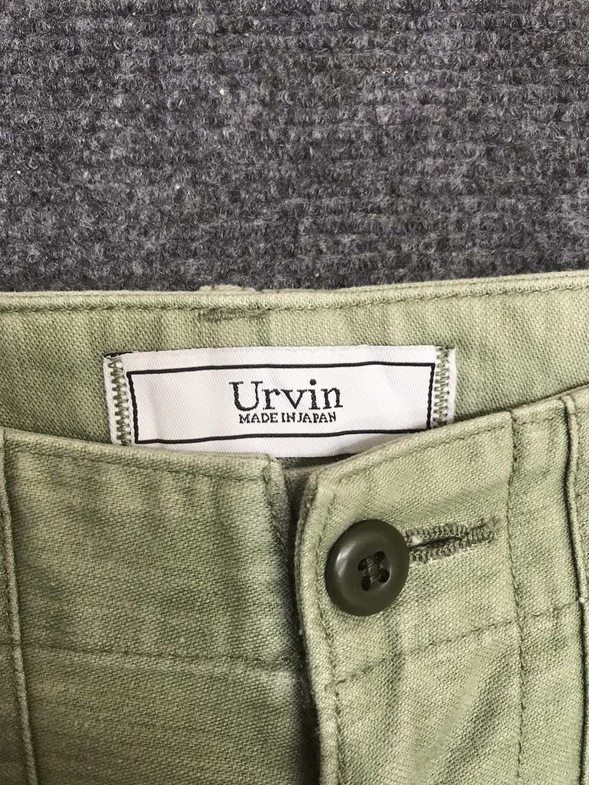 Japan Blue Urvin Japan Blue Wide OG107 Fatigue Sunfaded Baker Pant F222 Size US 28 / EU 44 - 6 Thumbnail