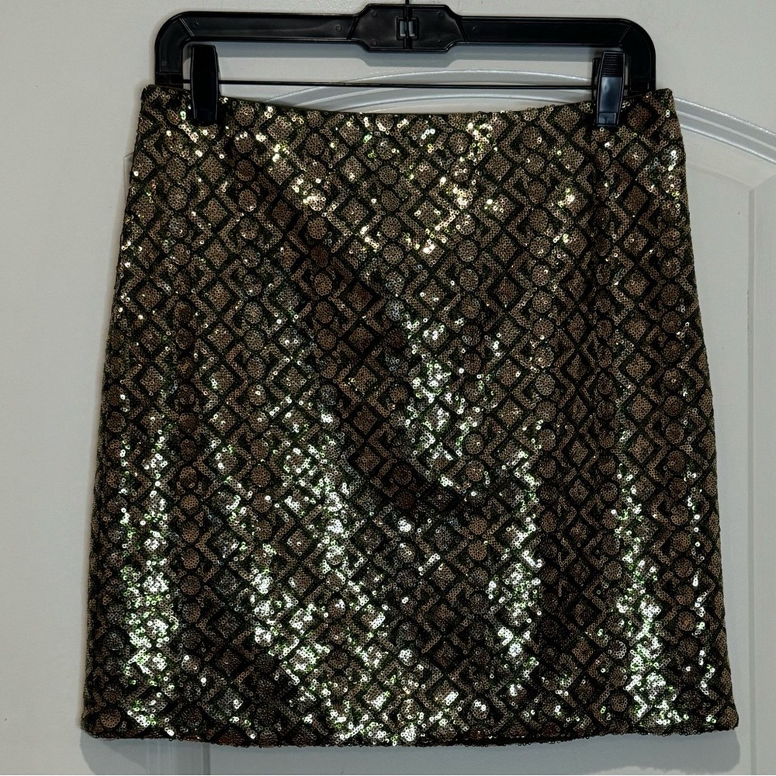 Banana Republic Banana Republic Monogram Collection Sequin Mini Skirt Size 4 Size 27" / US 4 / IT 40 - 4 Thumbnail