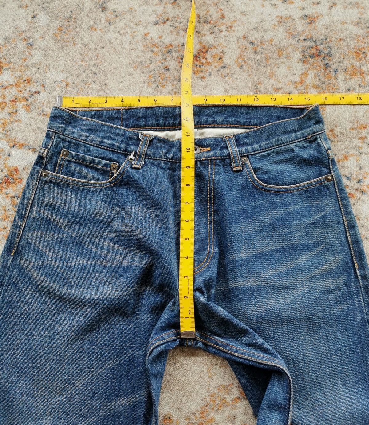 Japanese Brand × Jean × Self Edge Paper Chest Selvedge Japan Jeans Size US 31 - 10 Thumbnail