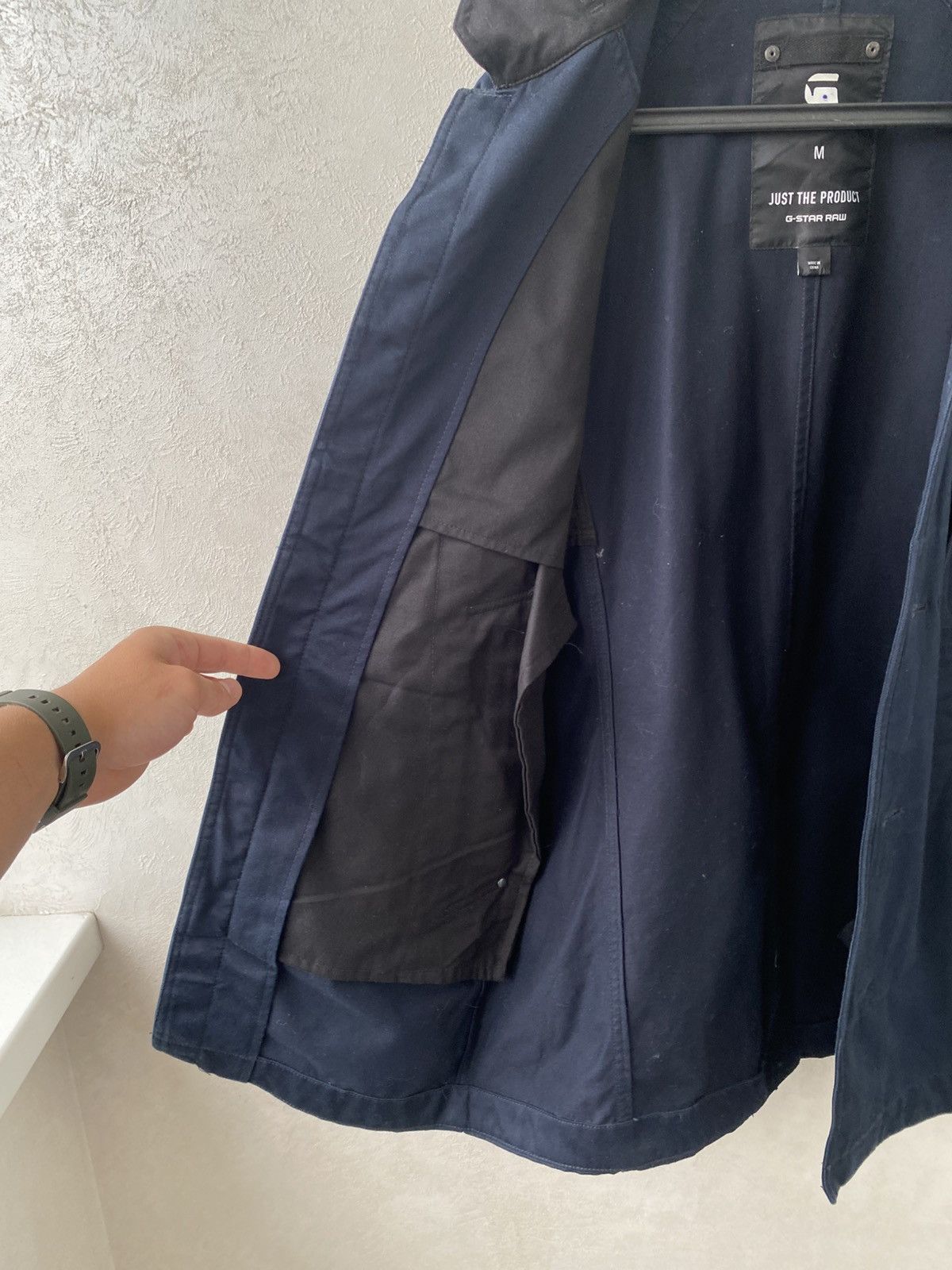 G-Star G-Star Raw Garber Navy Military Cotton Trench Coat Jacket Size US M / EU 48-50 / 2 - 15 Thumbnail