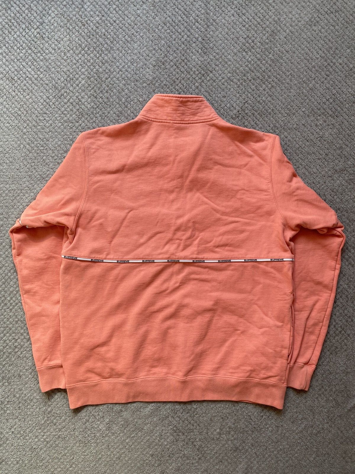 Supreme Supreme Logo Piping Half-Zip Sweatshirt Size US L / EU 52-54 / 3 - 14 Thumbnail