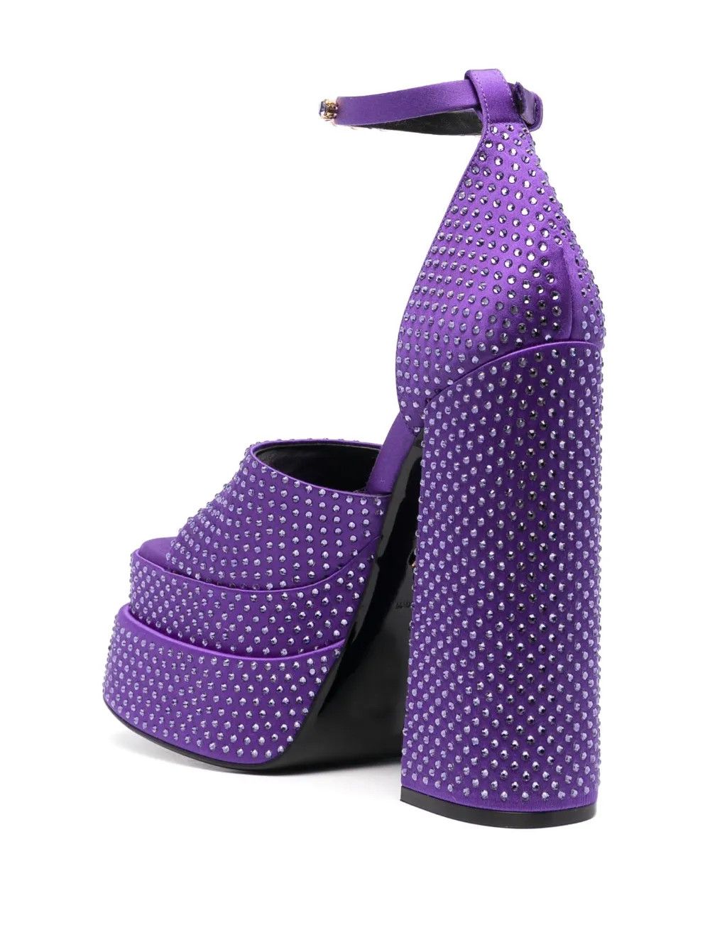 Versace o1y0226 Ankle Strap Sandals in Purple Size US 7 / IT 37 - 3 Thumbnail
