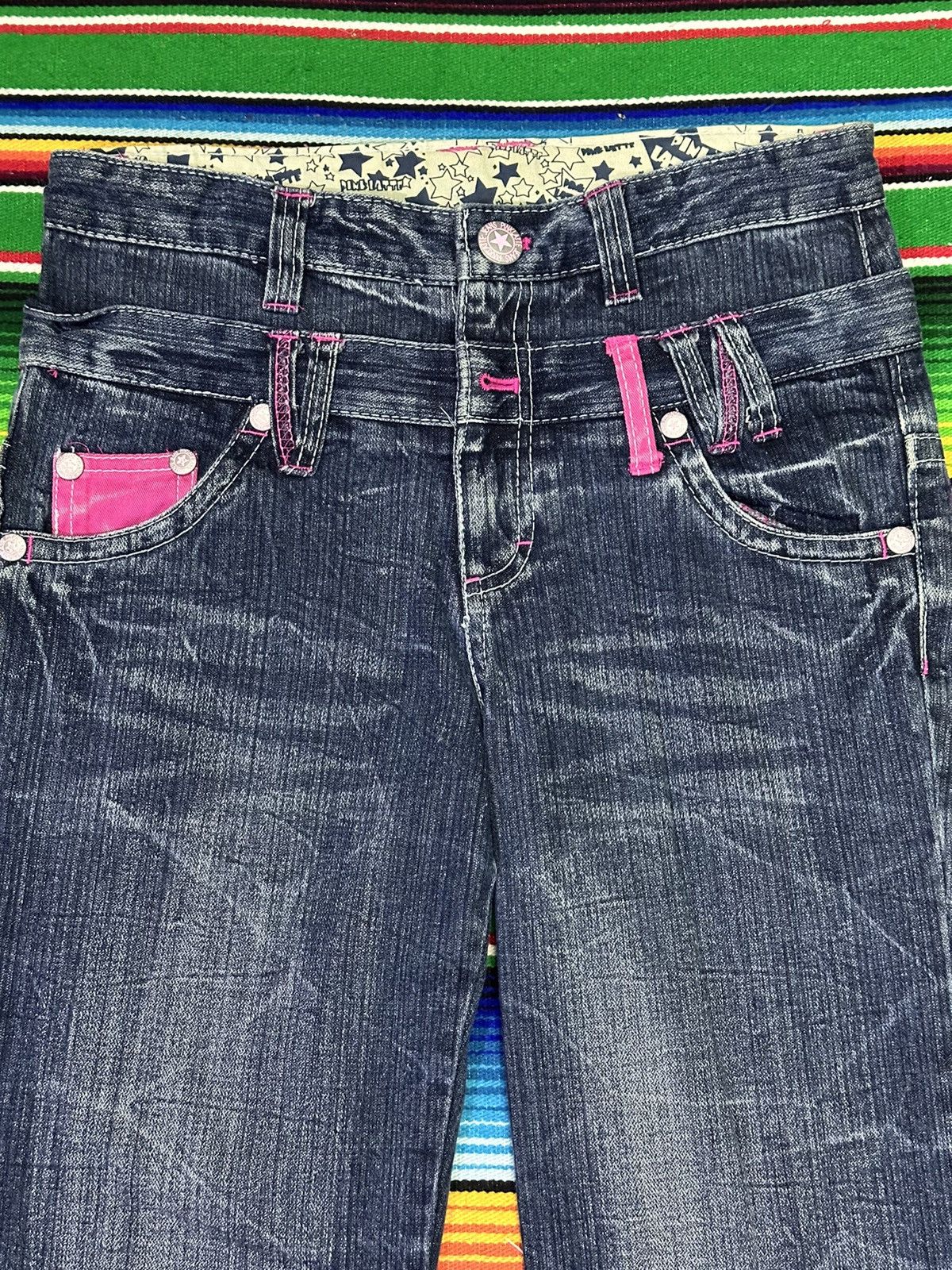 Kapital 💥Flare Double Waist💥 Mudwash Pink Latte Double Waist 💥 Size US 28 / EU 44 - 7 Thumbnail