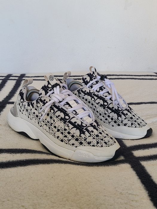 Dior Dior B24 Oblique cannage motif sneakers Grailed