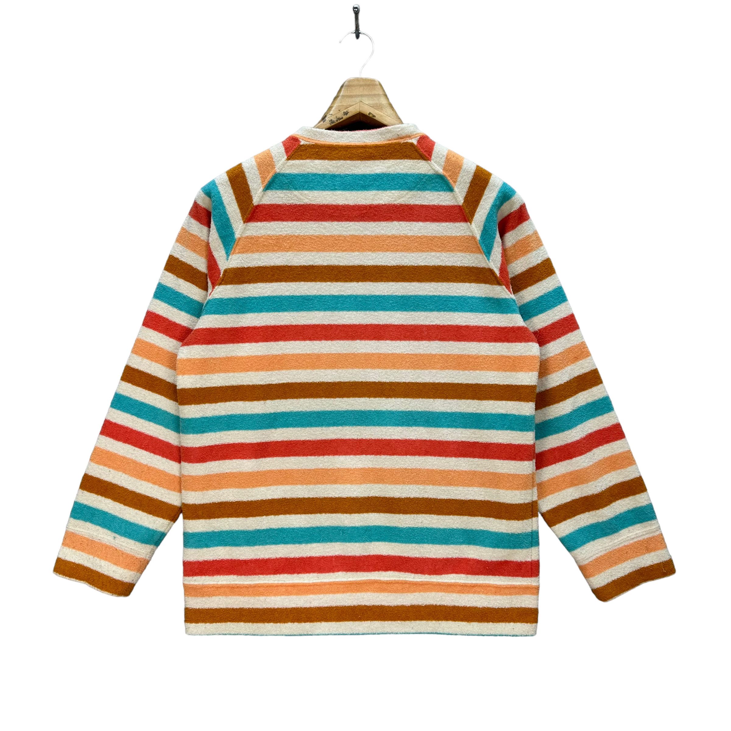 Tsumori Chisato TSUMORI CHISATO SLEEP STRIPED FLEECE #7774-170 Size M / US 6-8 / IT 42-44 - 10 Thumbnail