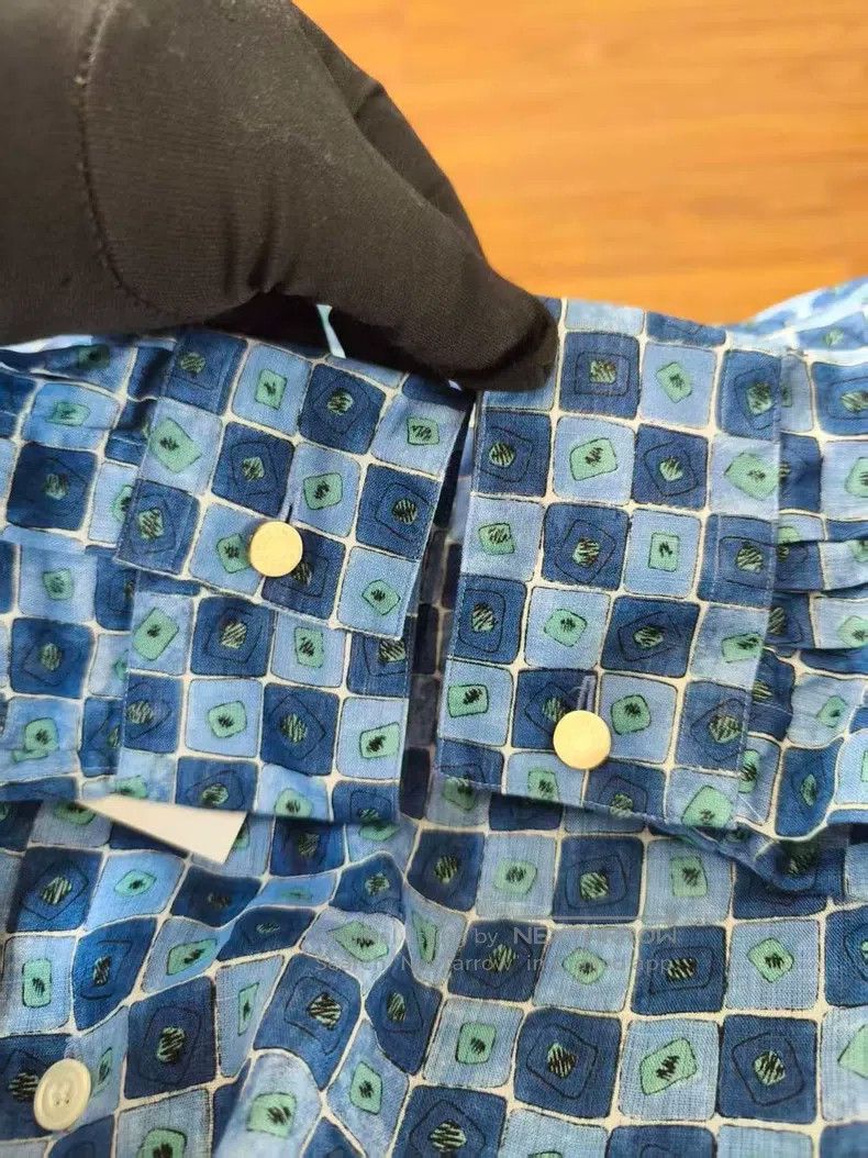 Hermes Hermes size 39 Shirt, Blue, 100% Linen Size XXS / US 00 / IT 34 - 5 Thumbnail