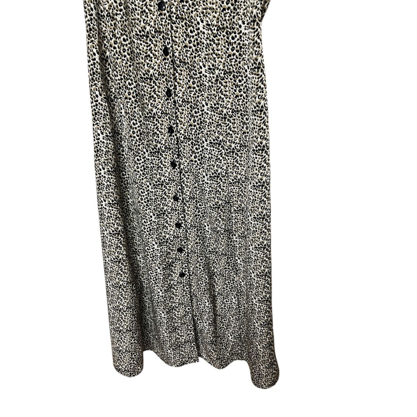 Other Vintage Y2K 90's J.B.S. Ltd Women's Dress Animal Print Strappy Back Size 8 Size M / US 6-8 / IT 42-44 - 3 Thumbnail