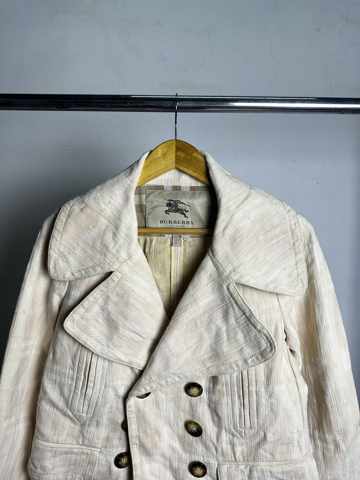 Burberry Burberry Nova Check Double Breasted Jacket Size US M / EU 48-50 / 2 - 5 Thumbnail