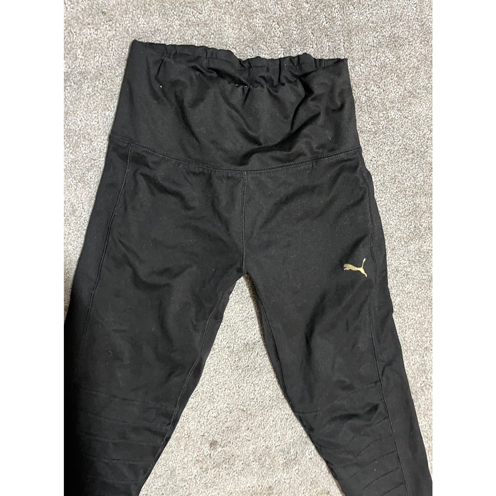 Puma PUMA Women's Compression Mid Rise Skinny Yoga Leggings Activewear Pants Size Small Black Size 28" / US 6 / IT 42 - 2 Thumbnail