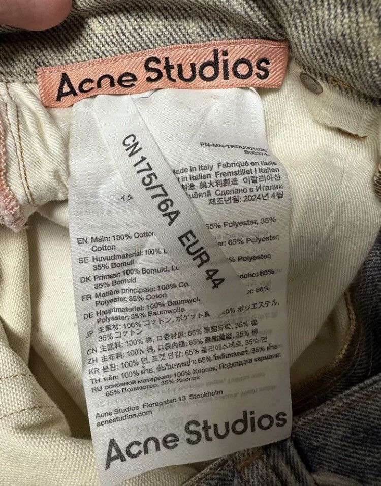 Acne Studios Acne studios 3D printed jeans 2412-Nextarrow Size US 44 / EU 60 - 8 Thumbnail