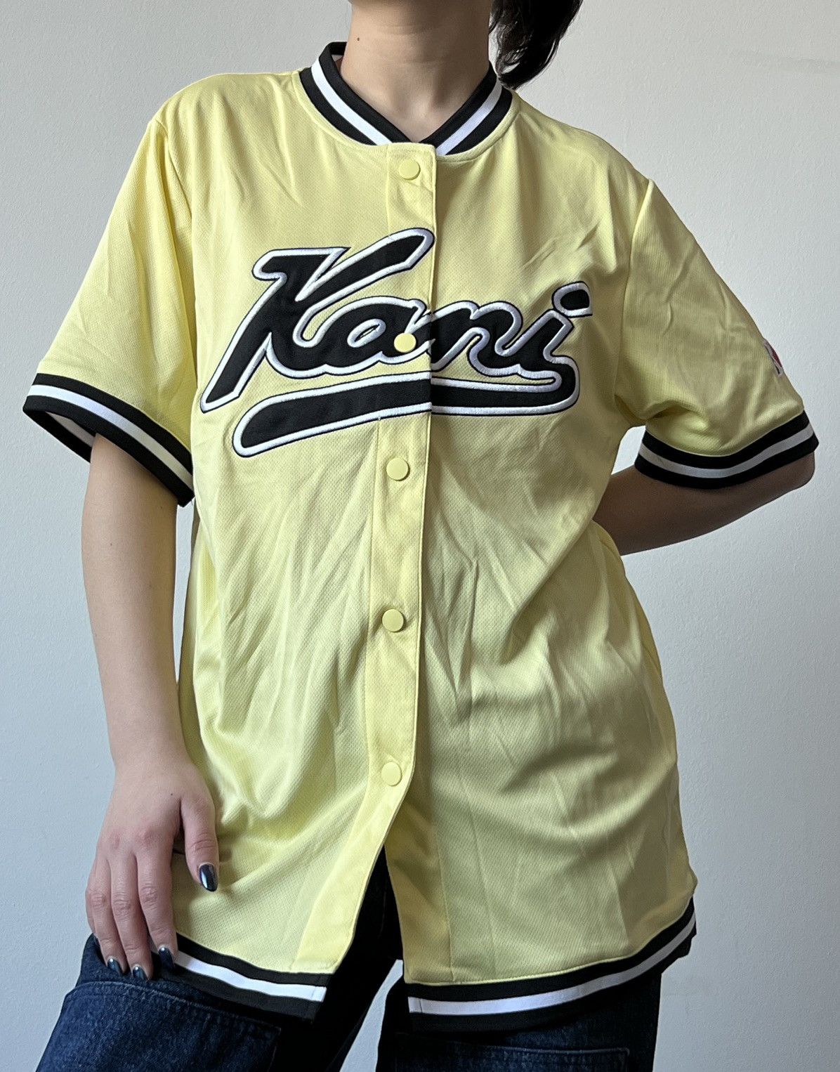 Karl Kani Karl Kani yellow baseball jersey Size M / US 6-8 / IT 42-44 - 1 Thumbnail