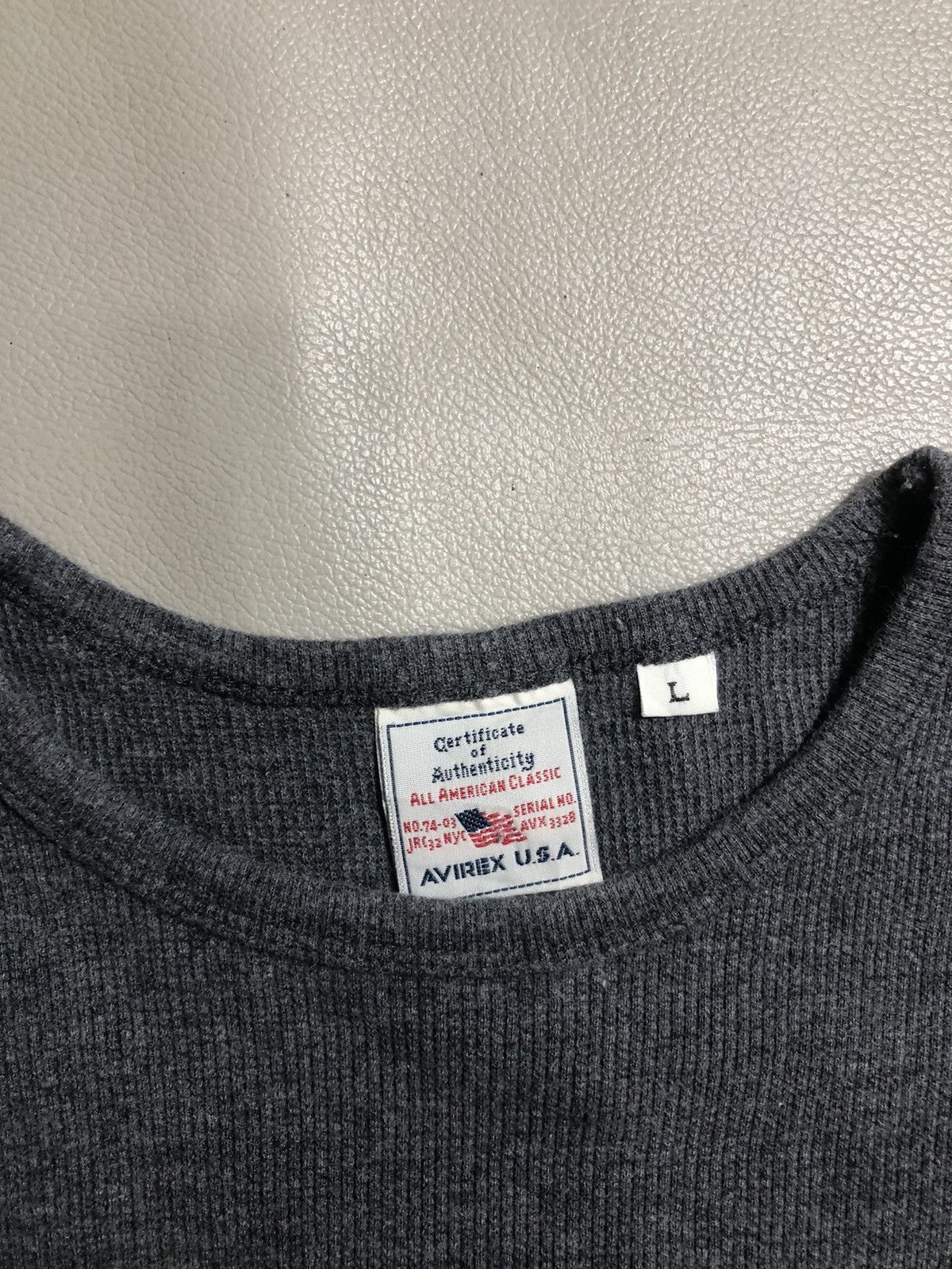 Avirex Avirex LongSleeve Blank Tee Shirt Size US L / EU 52-54 / 3 - 6 Thumbnail