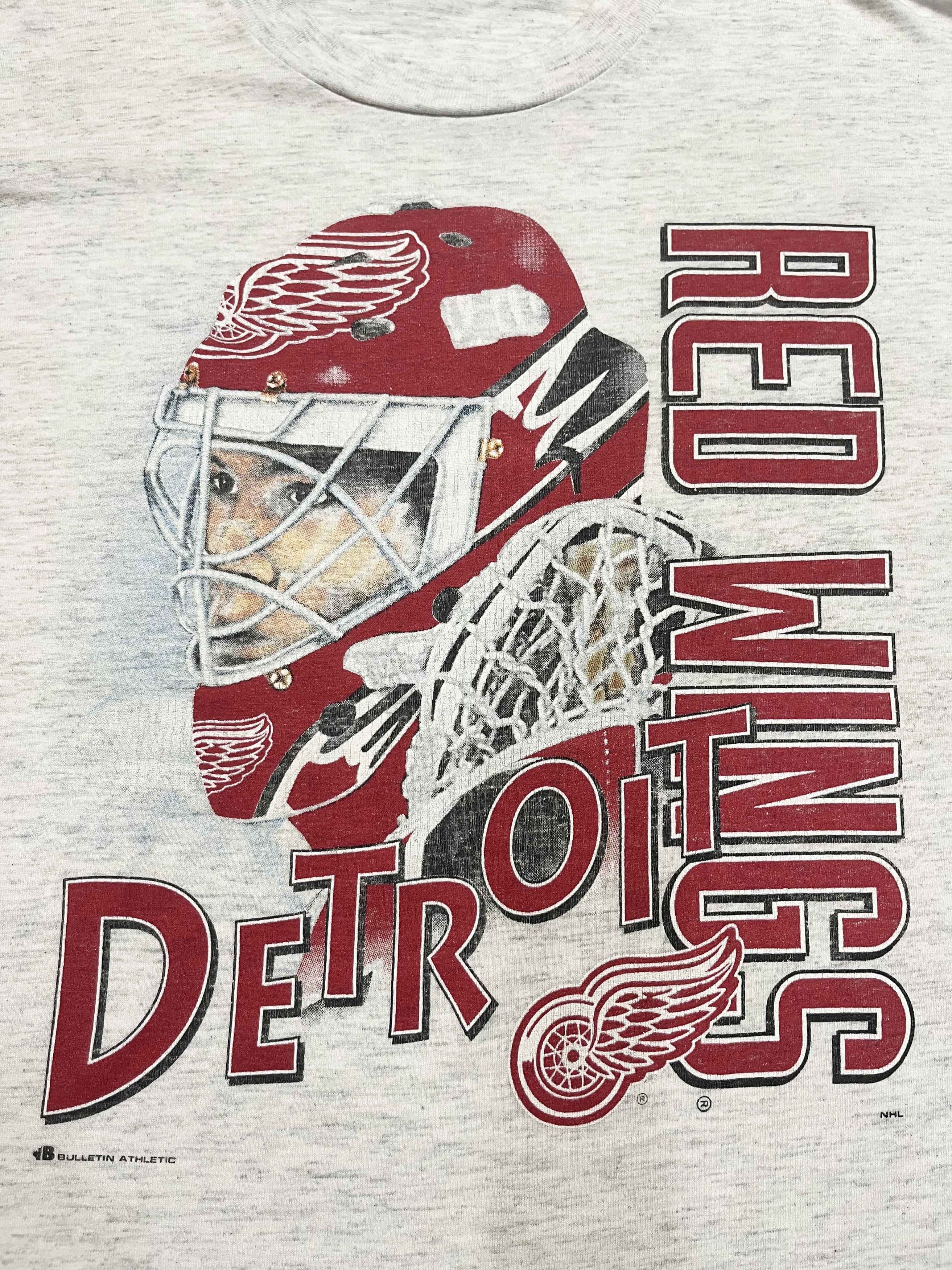 Vintage Vintage Bulletin Athletic NHL Detroit Red Wings T-Shirt Size US M / EU 48-50 / 2 - 2 Thumbnail