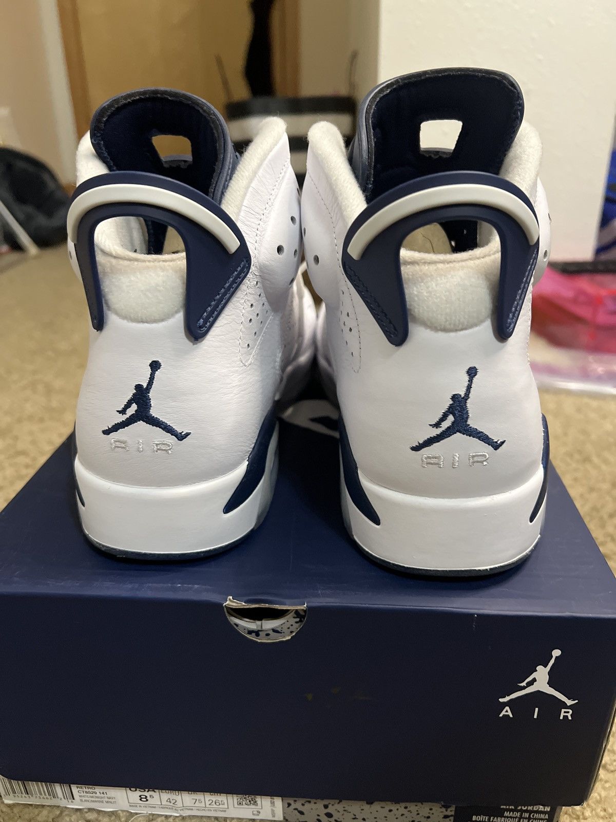Jordan Brand × Nike Jordan 6 Midnight Navy Size US 8.5 / EU 41-42 - 6 Thumbnail