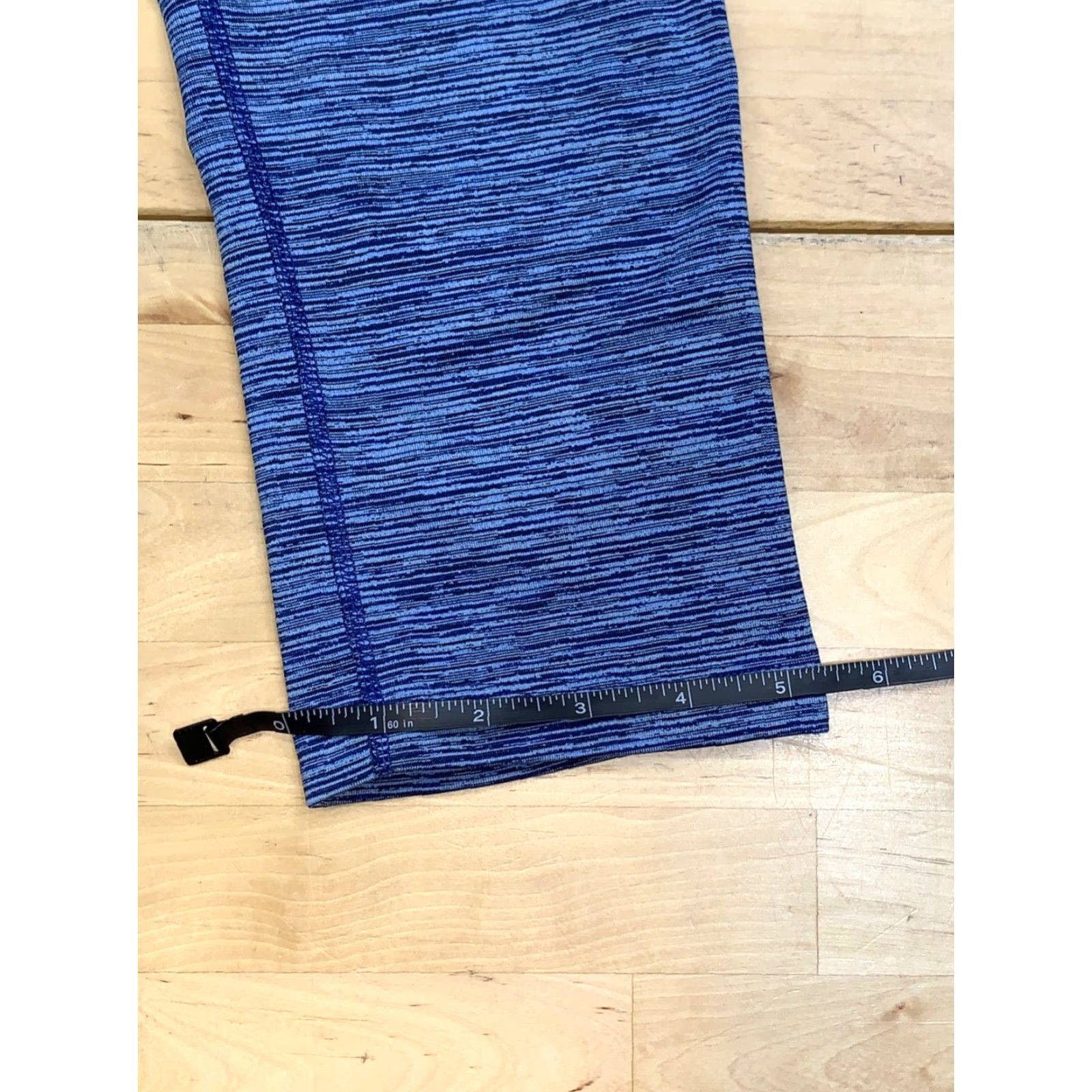 Nike Nike Dri-FIT Leggings Capri XS Womens Blue Activewear Gym Run Size 26" / US 2 / IT 38 - 7 Thumbnail