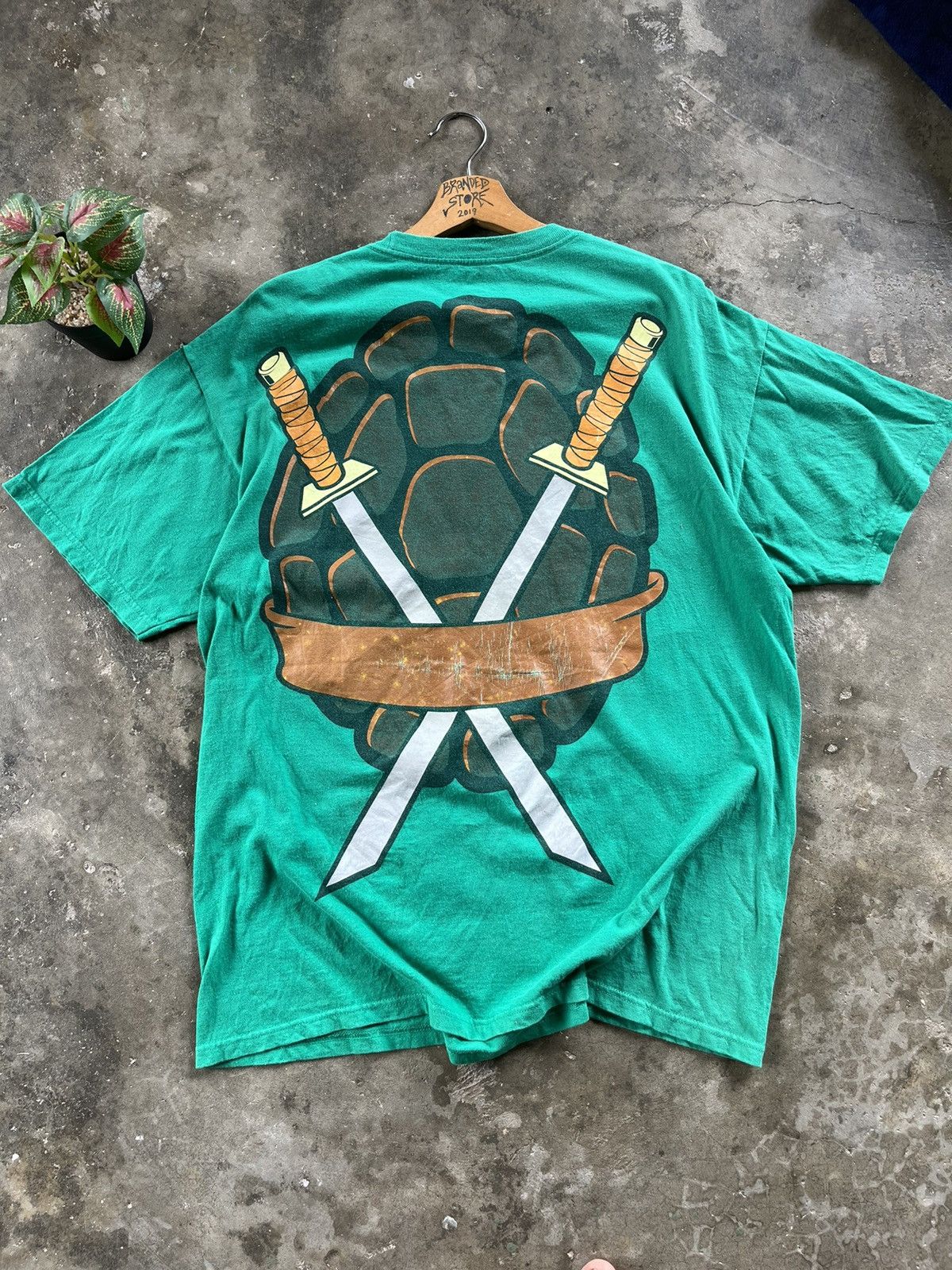 Cartoon Network × Vintage 💥RARE Vintage Ninja Turtle Teenage Mutant Mirror Print Tees Size US L / EU 52-54 / 3 - 1 Thumbnail