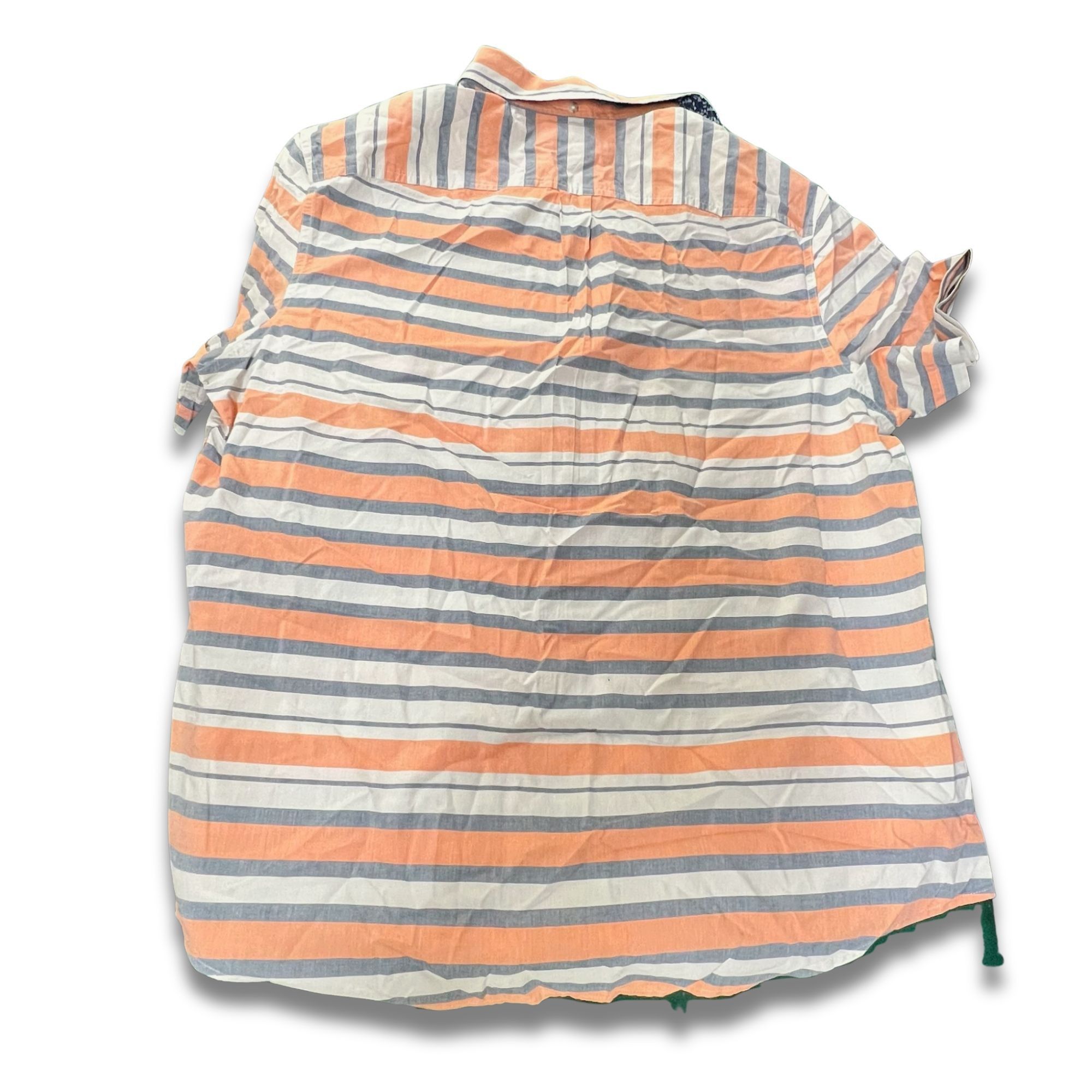 Original Penguin PENGUIN Poplin Striped Short-Sleeve Button-Down Shirt Casual Size US XL / EU 56 / 4 - 3 Thumbnail