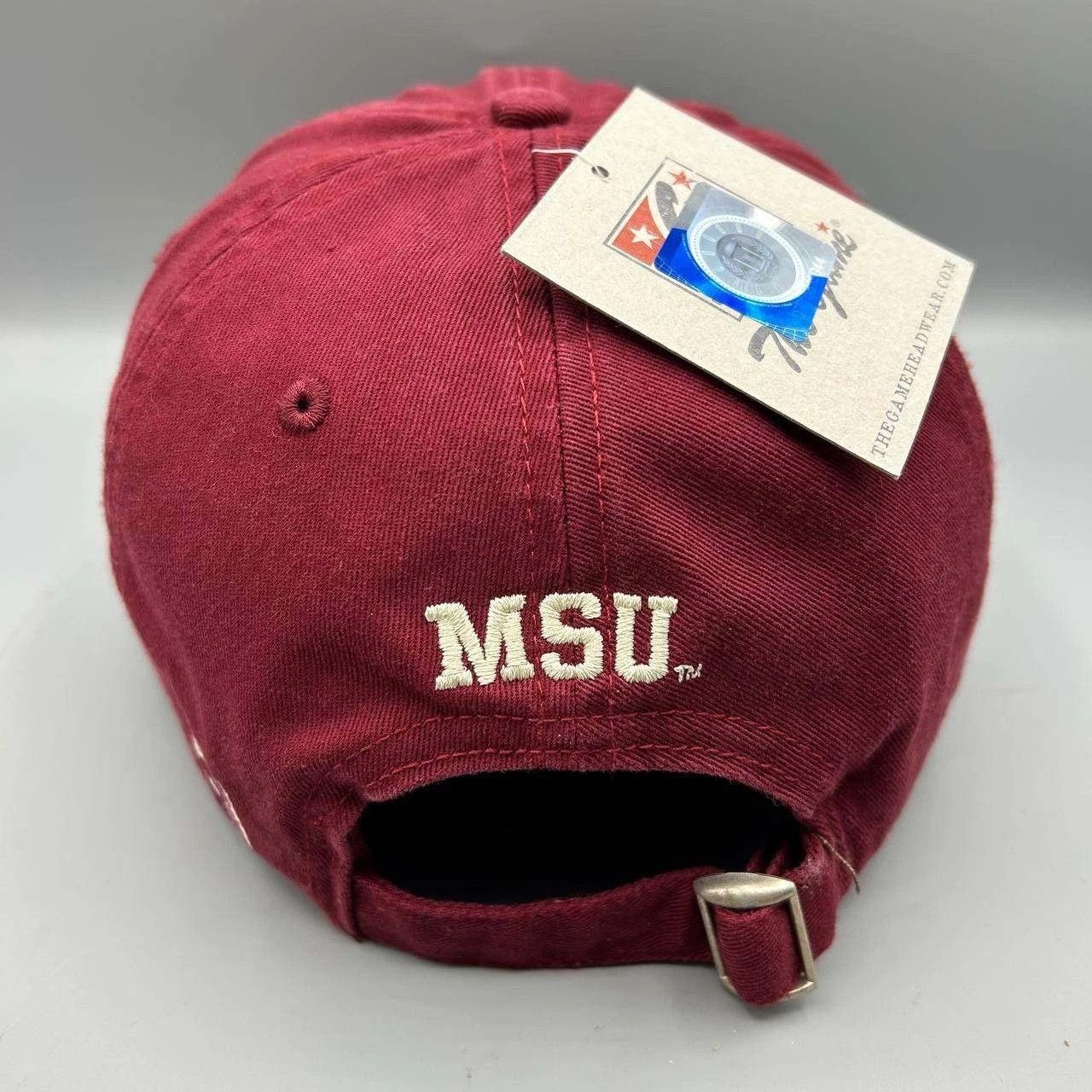 The Game Mississippi State Bulldogs Hat Men Red Strap Back Cotton Size ONE SIZE - 7 Thumbnail