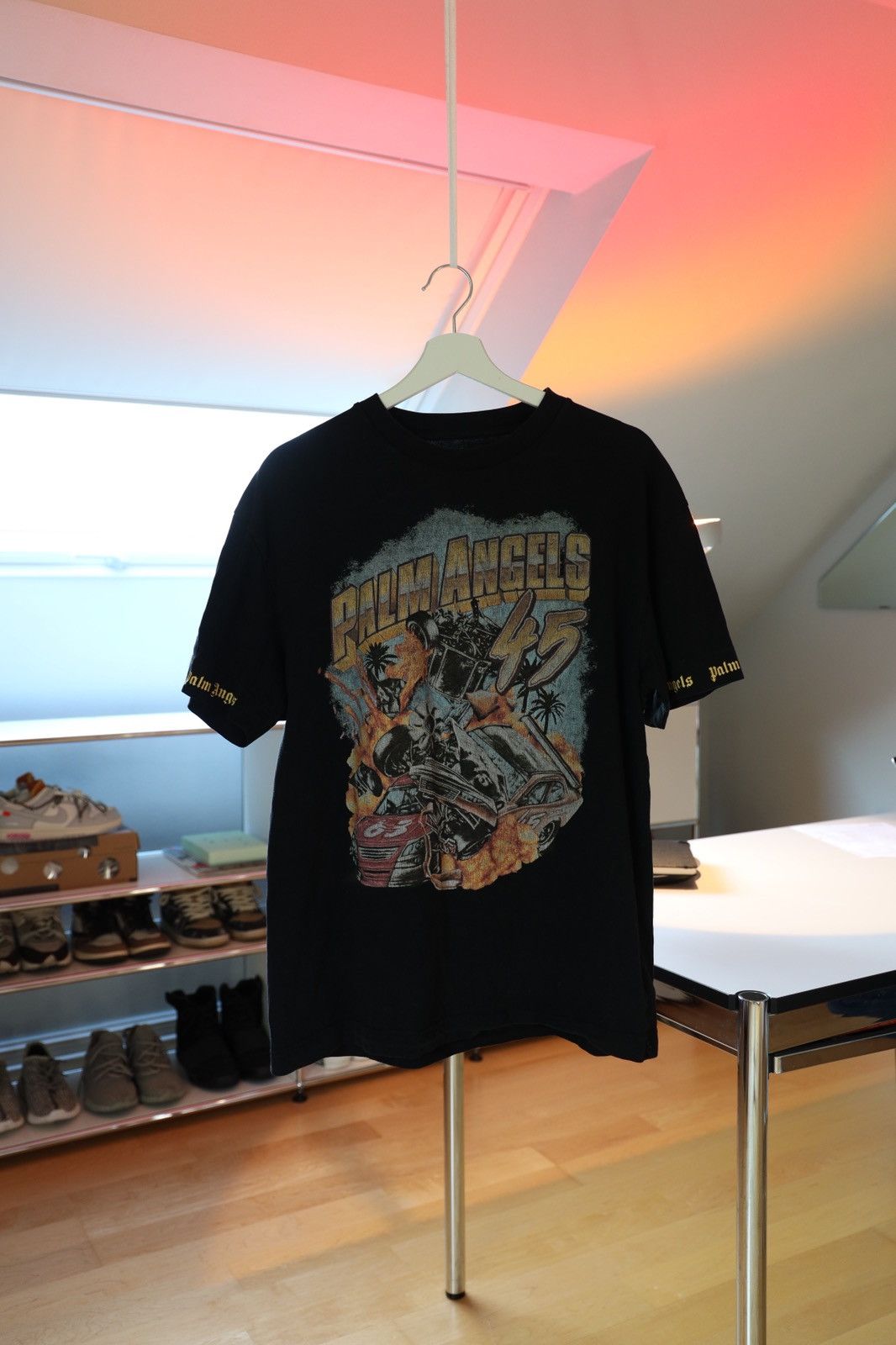 Palm Angels Palm Angels Racing Tee Size US L / EU 52-54 / 3 - 1 Thumbnail