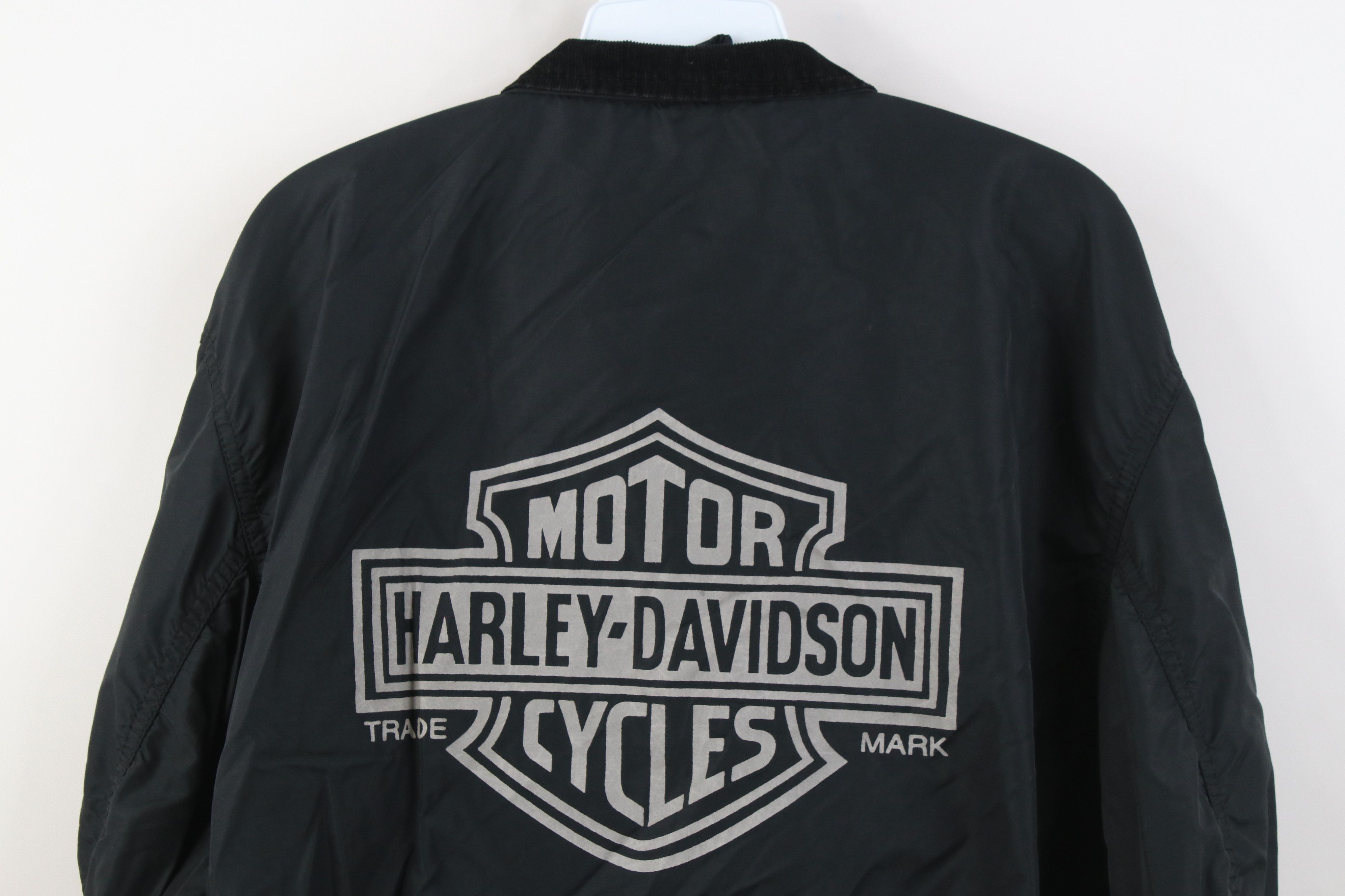 Harley Davidson Vintage 90s Harley Davidson Windbreaker Bomber Jacket USA Size US S / EU 44-46 / 1 - 15 Thumbnail