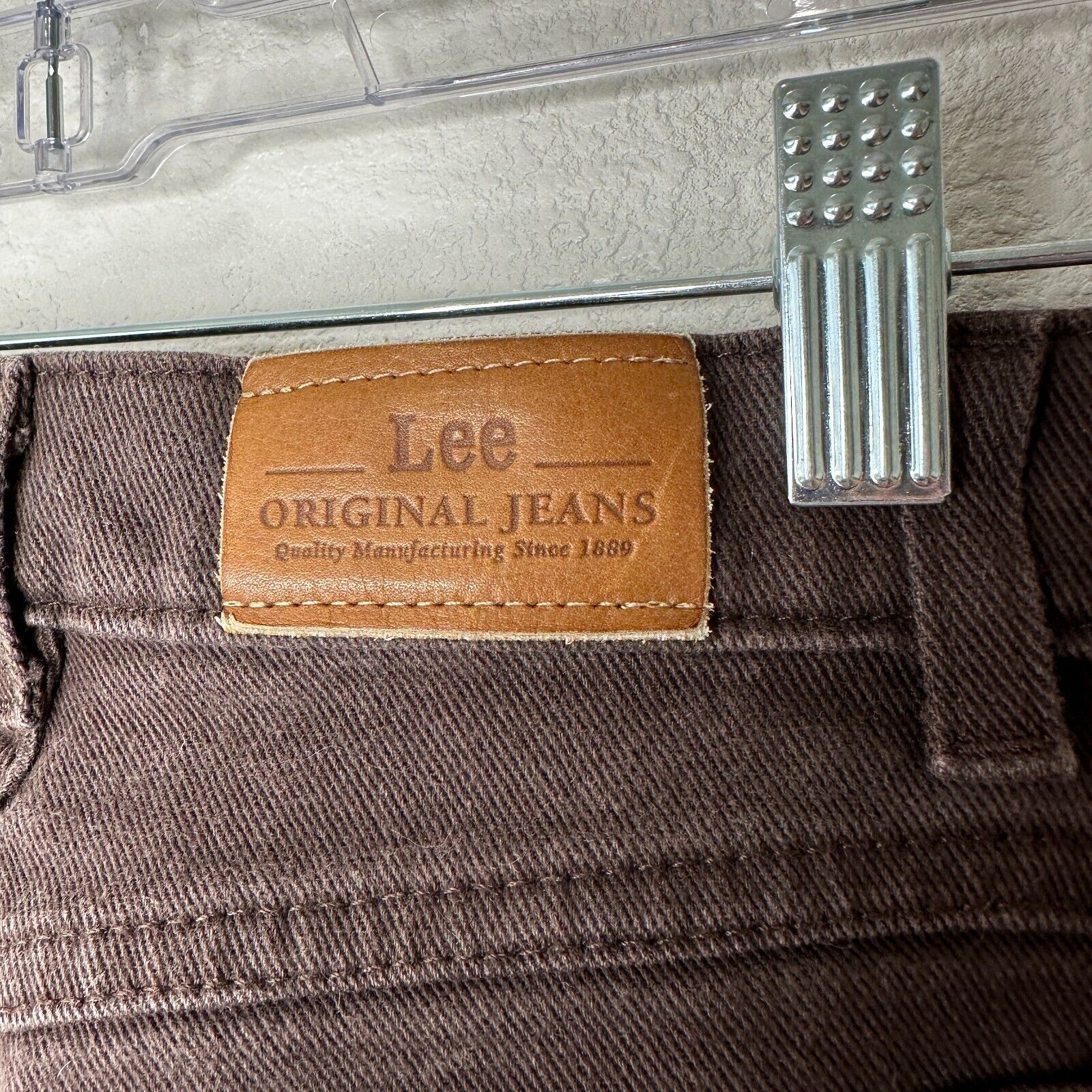 Lee Lee Original Brown Denim Mid Rise 5-Pocket Slim Jeans 4 Size 27" / US 4 / IT 40 - 7 Thumbnail