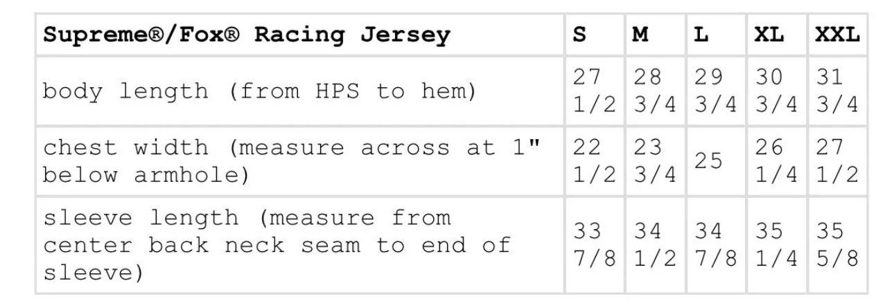 Fox Racing × Supreme SUPREME X FOX RACING 2023 jersey XXL Size US XXL / EU 58 / 5 - 8 Thumbnail