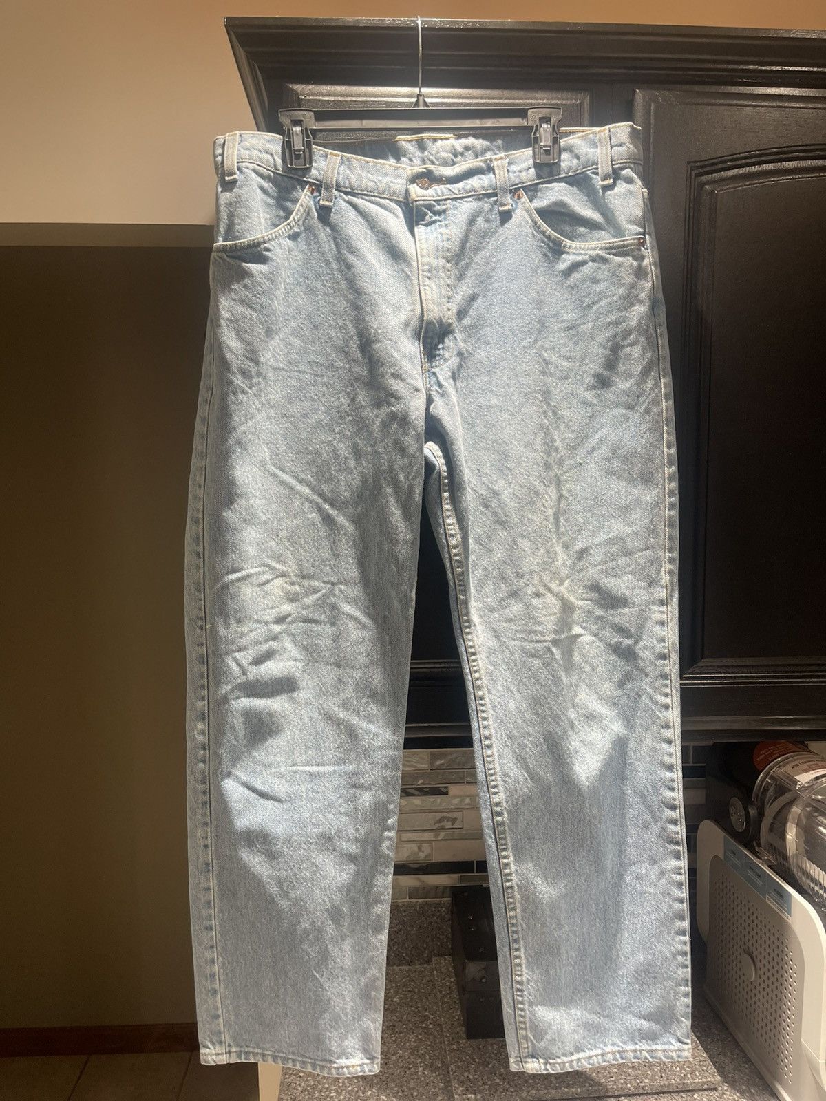 Levi's Vintage 80s Levis 506 Orange Tab Jeans Mens 38x30 Faded Size US 38 / EU 54 - 1 Thumbnail