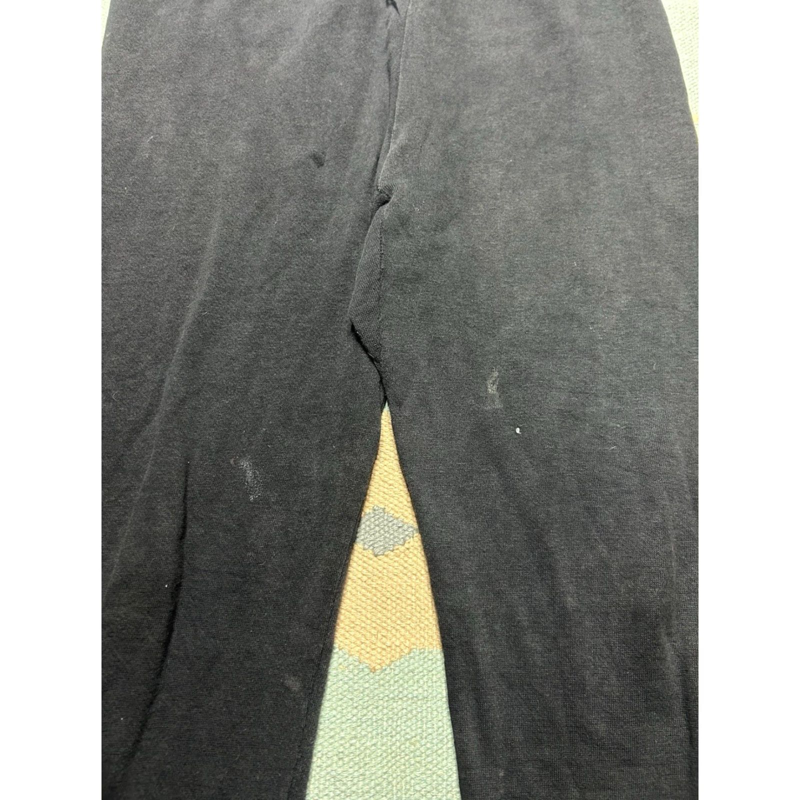 Vintage VINTAGE Sweatpants Pants Black XL Men’s 70s Grunge Goth Made in USA Track Gym Size US 36 / EU 52 - 3 Thumbnail