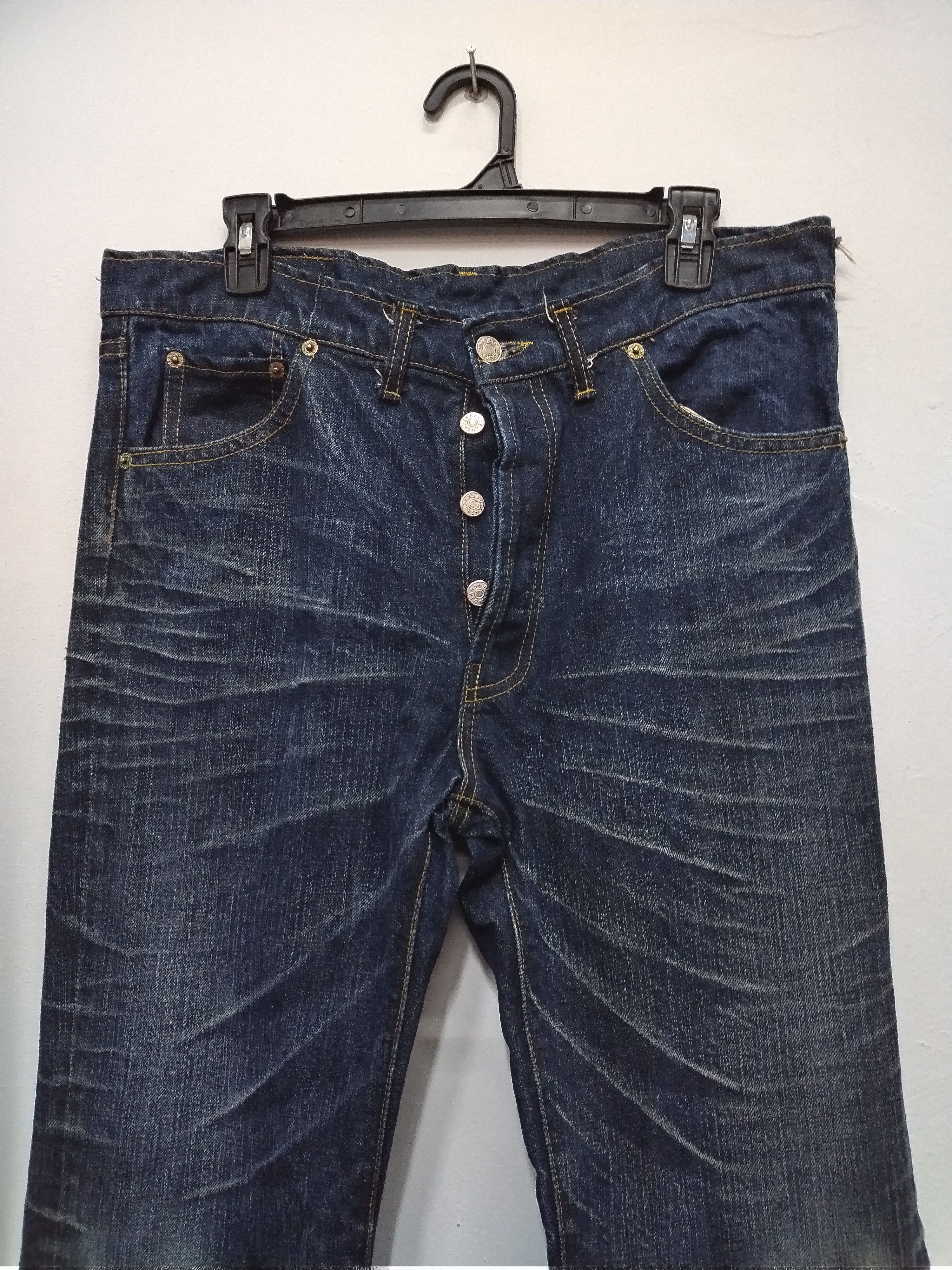 Justin Marvelous awesome Distressed like new Justin BOOT CUT jeans Size US 34 / EU 50 - 11 Thumbnail