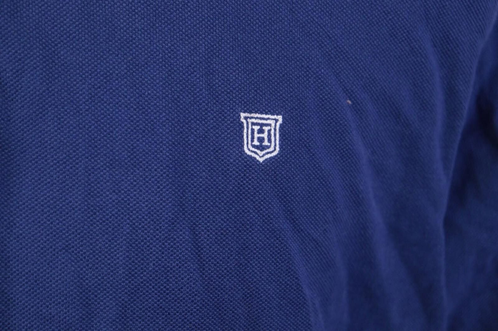 Designer Hackett London Tailored Fit Blue Polo Shirt Size 2XL Size US XXL / EU 58 / 5 - 3 Thumbnail