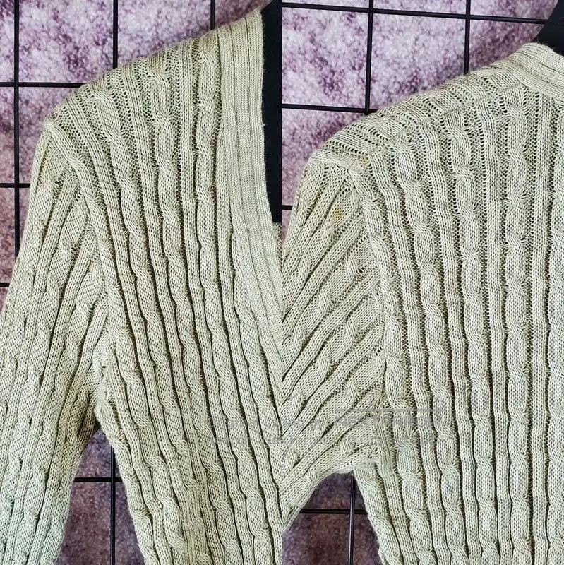 Burberry Burberry Women's Knitted Short Cardigan in Light Green. Size M / US 6-8 / IT 42-44 - 4 Thumbnail